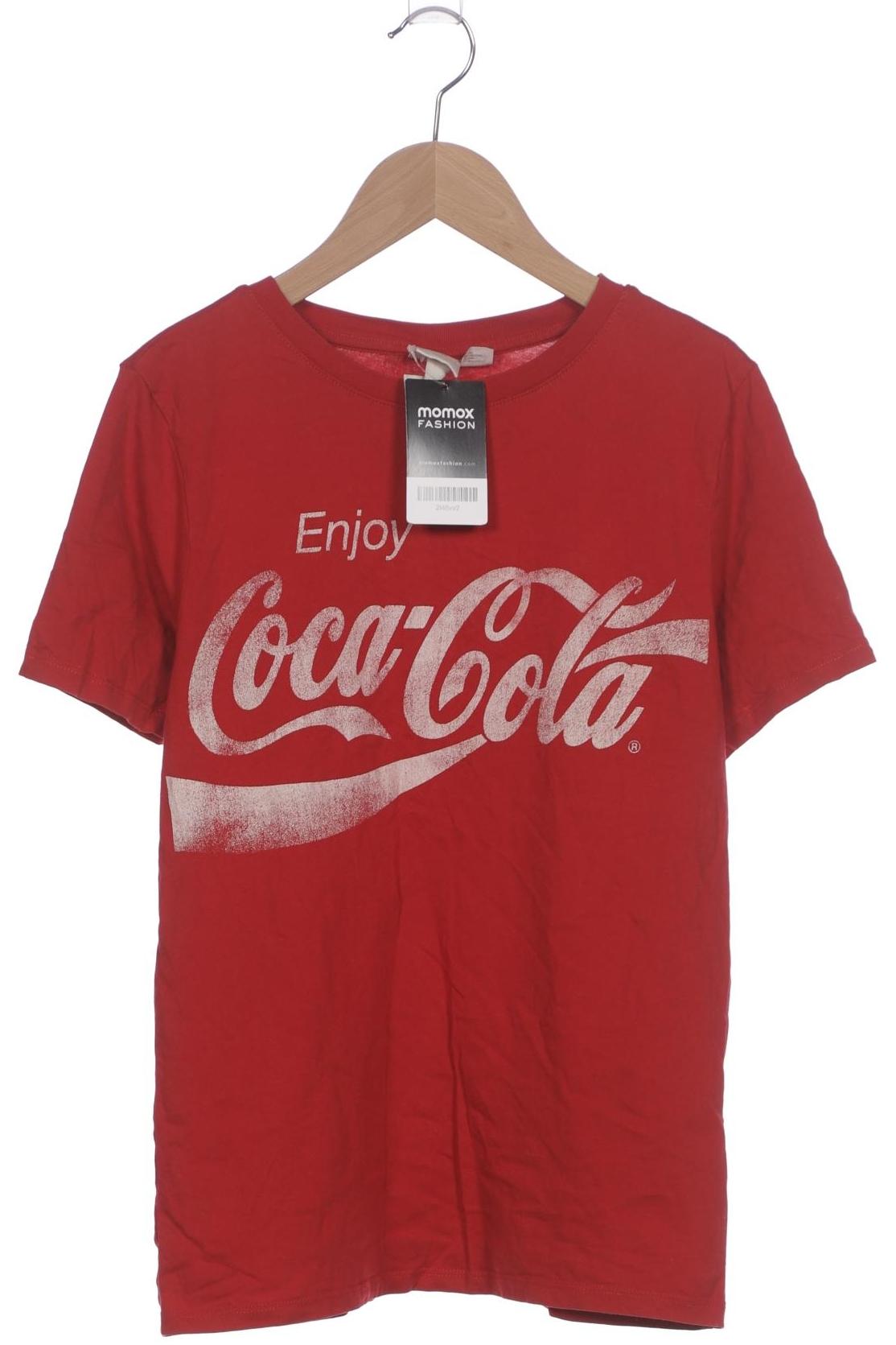 

H&M Damen T-Shirt, rot, Gr. 36