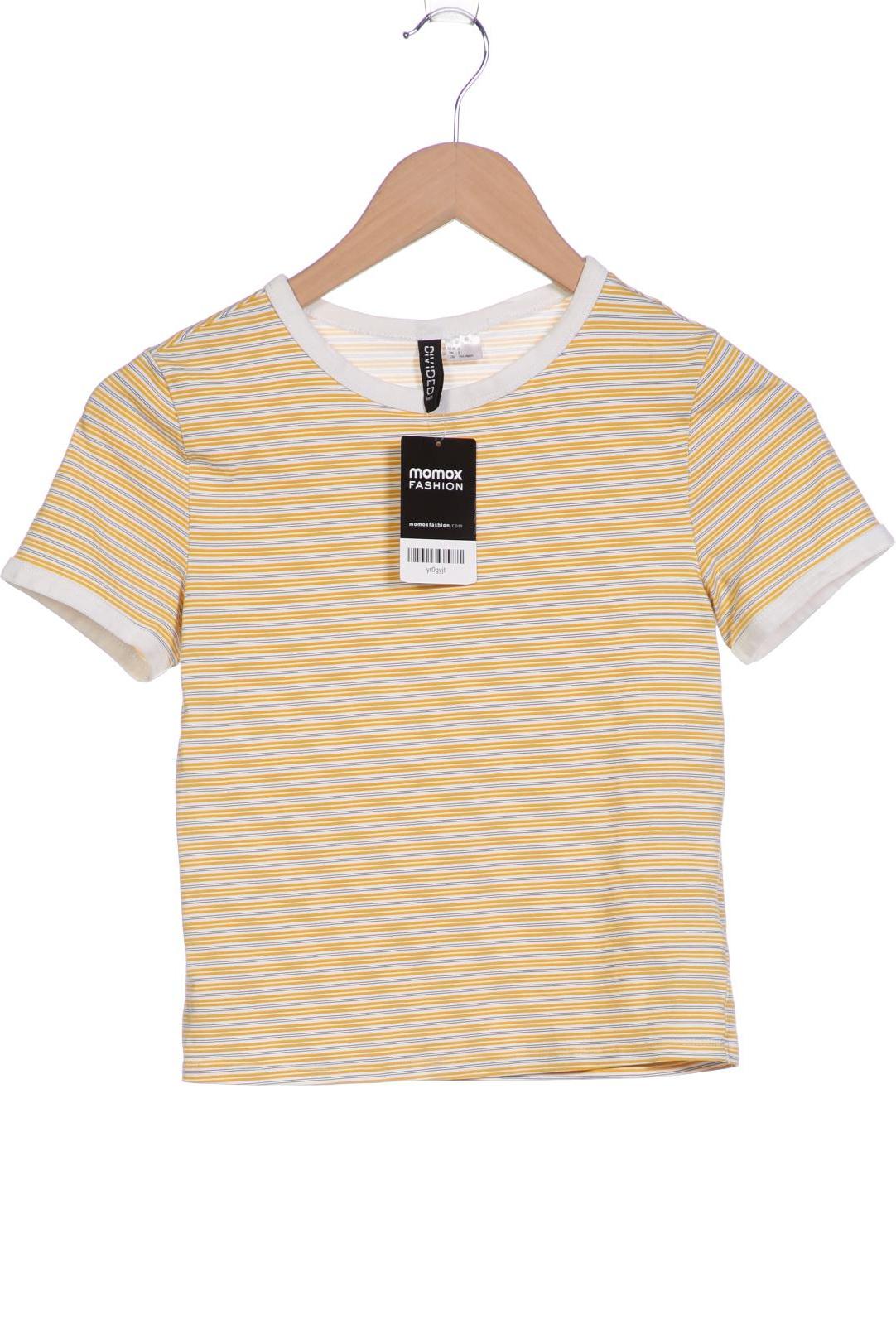 

H&M Damen T-Shirt, gelb, Gr. 36
