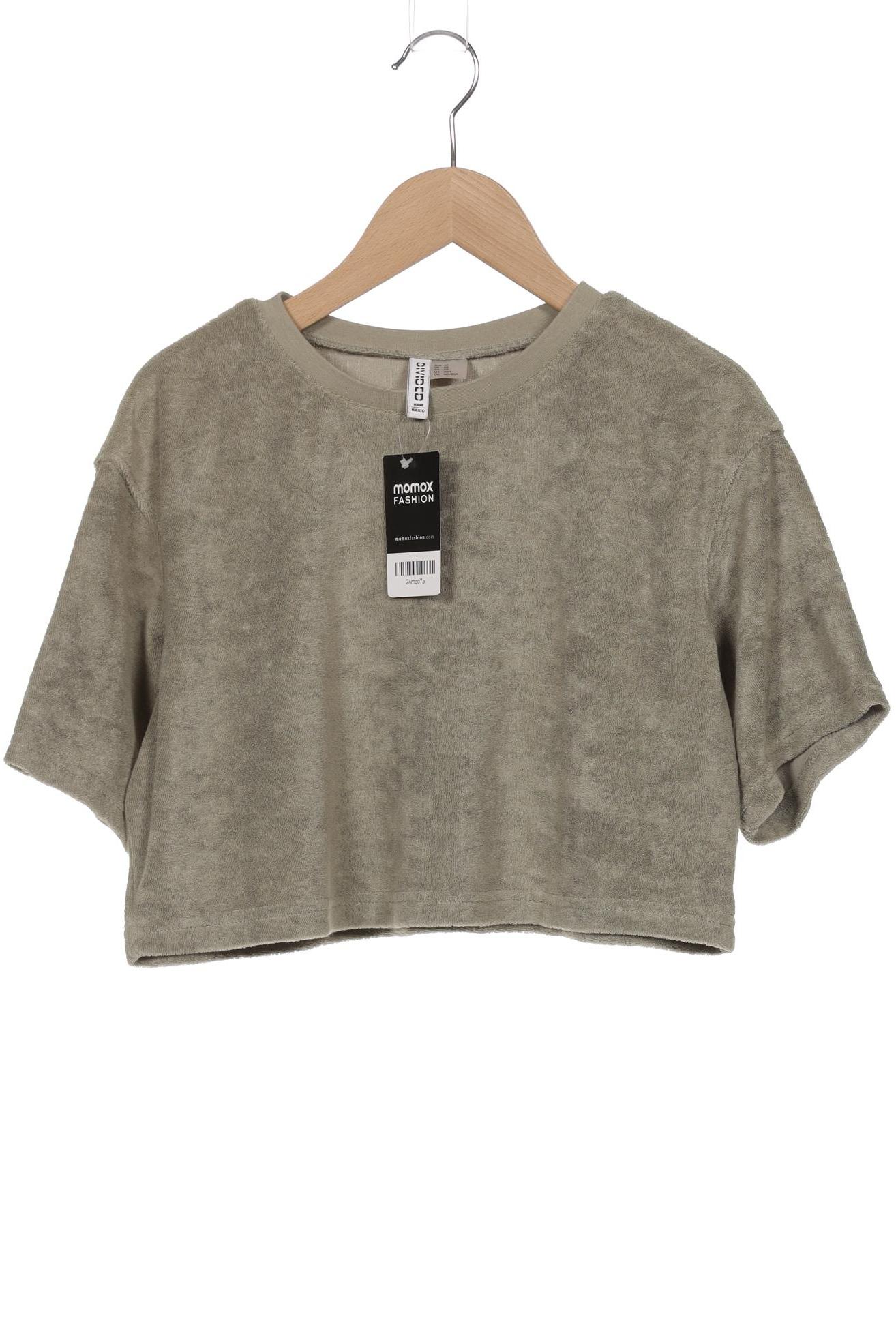 

H&M Damen T-Shirt, hellgrün, Gr. 34