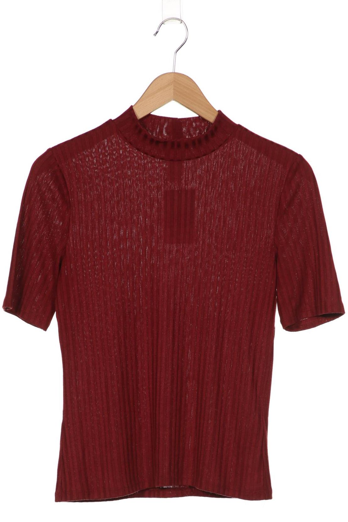 

H&M Damen T-Shirt, bordeaux, Gr. 38