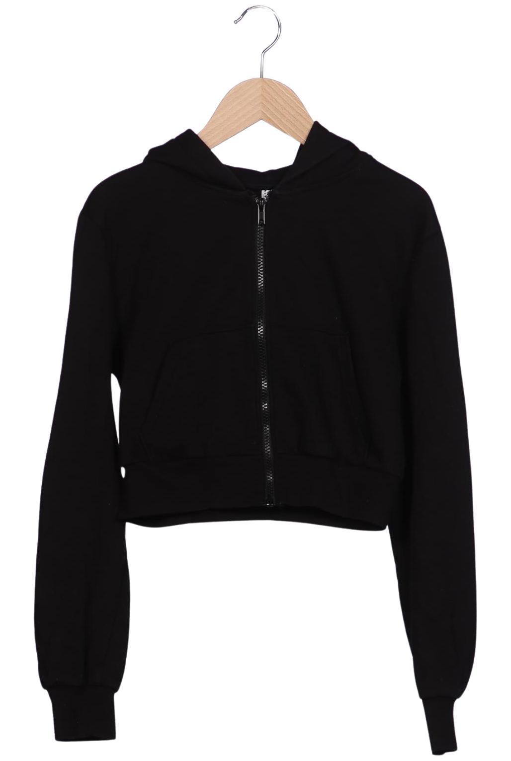 

H&M Damen Kapuzenpullover, schwarz, Gr. 36