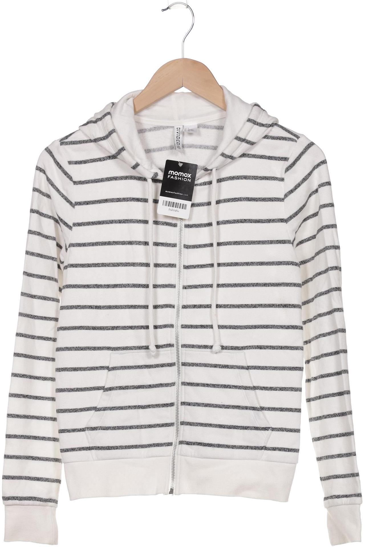 

H&M Damen Kapuzenpullover, cremeweiß, Gr. 36
