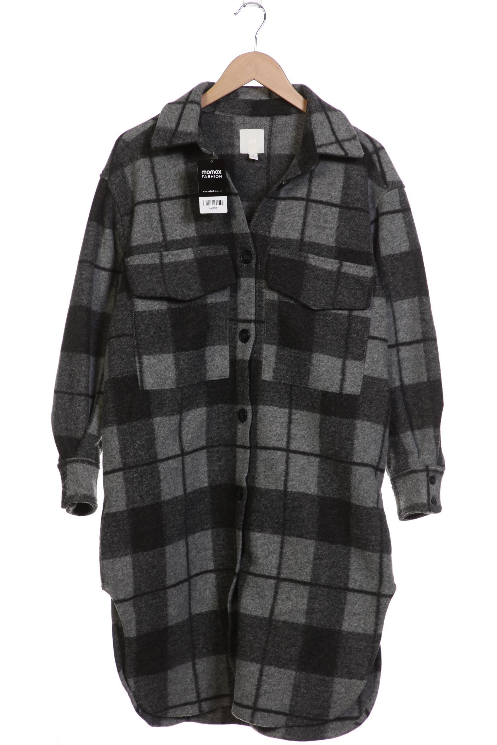 

H&M Damen Mantel, grau, Gr. 36