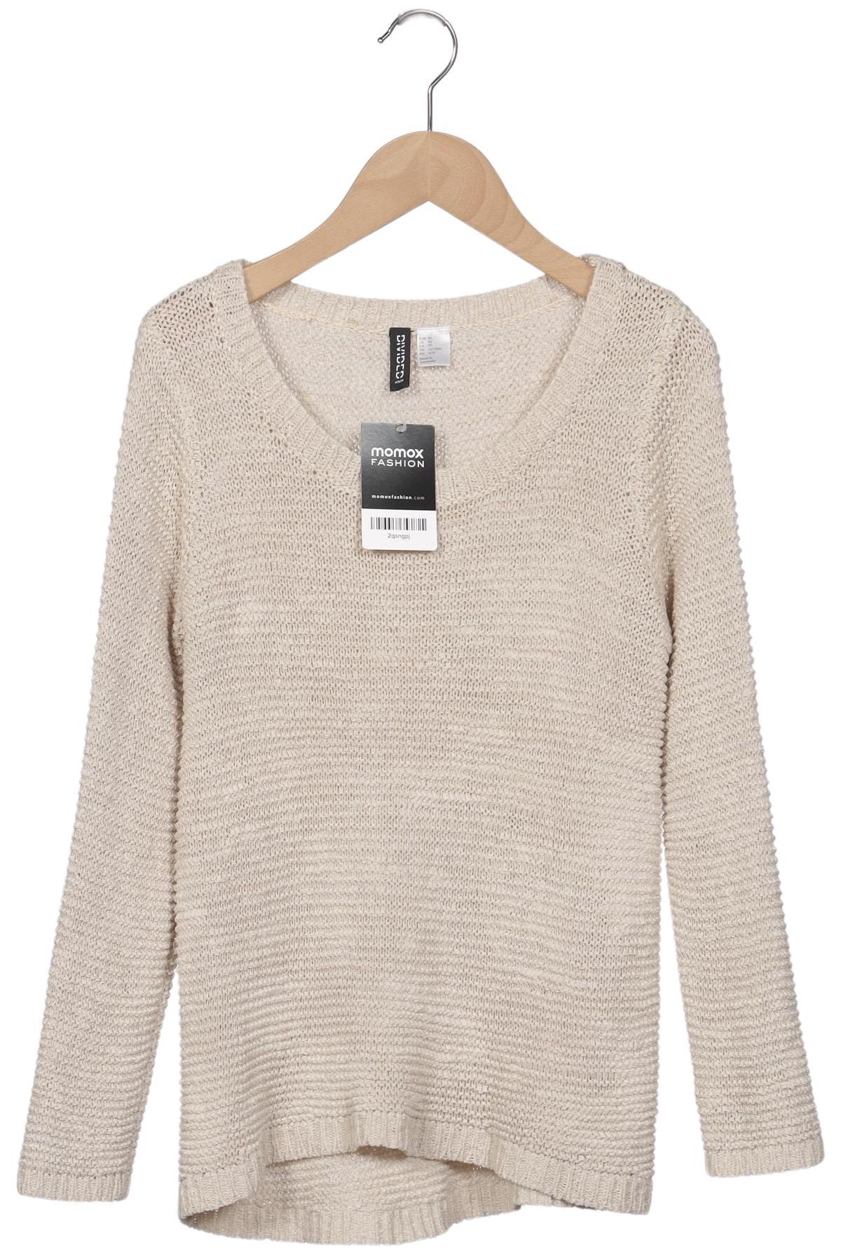 

H&M Damen Pullover, beige, Gr. 34
