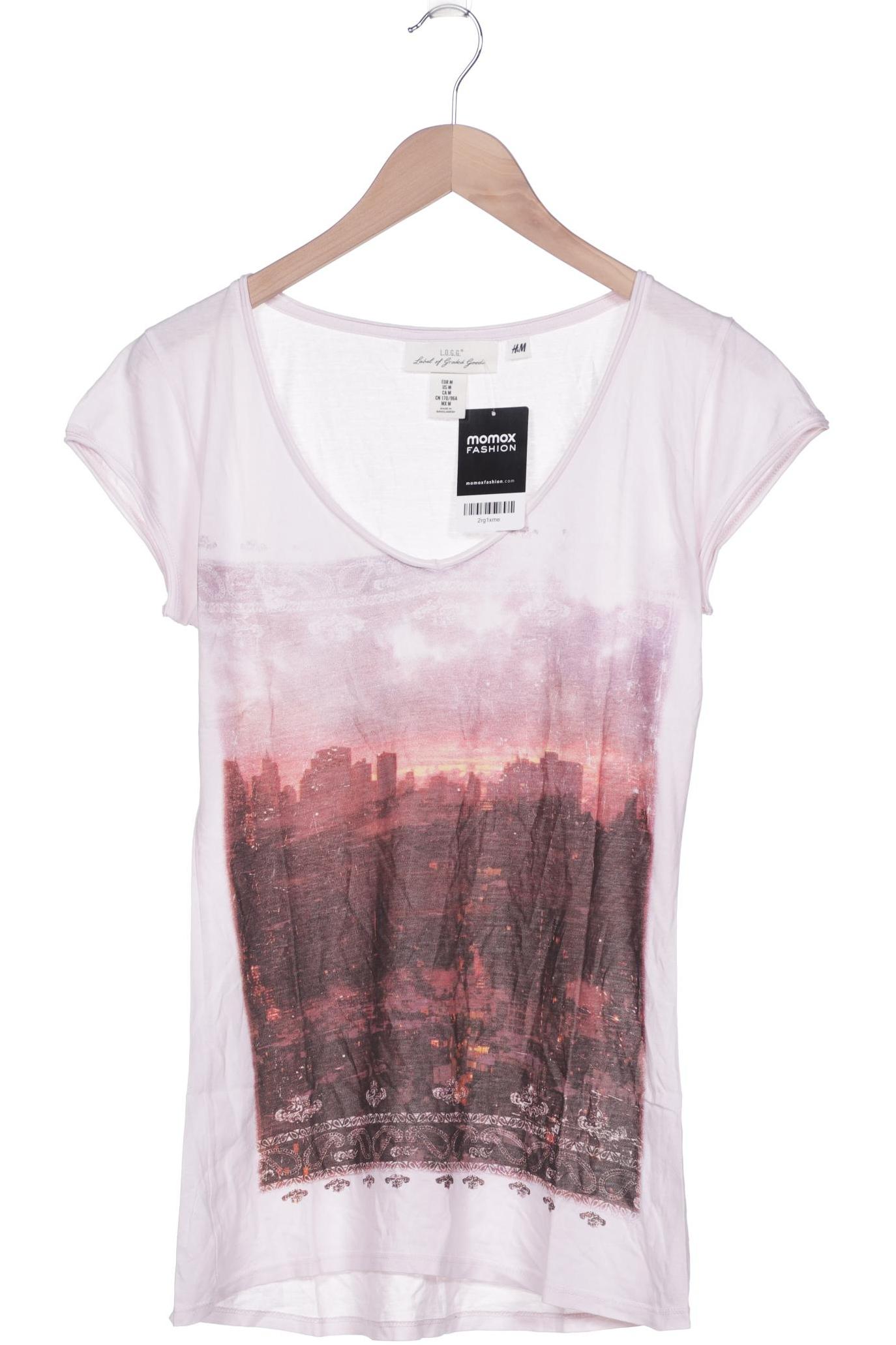 

H&M Damen T-Shirt, pink