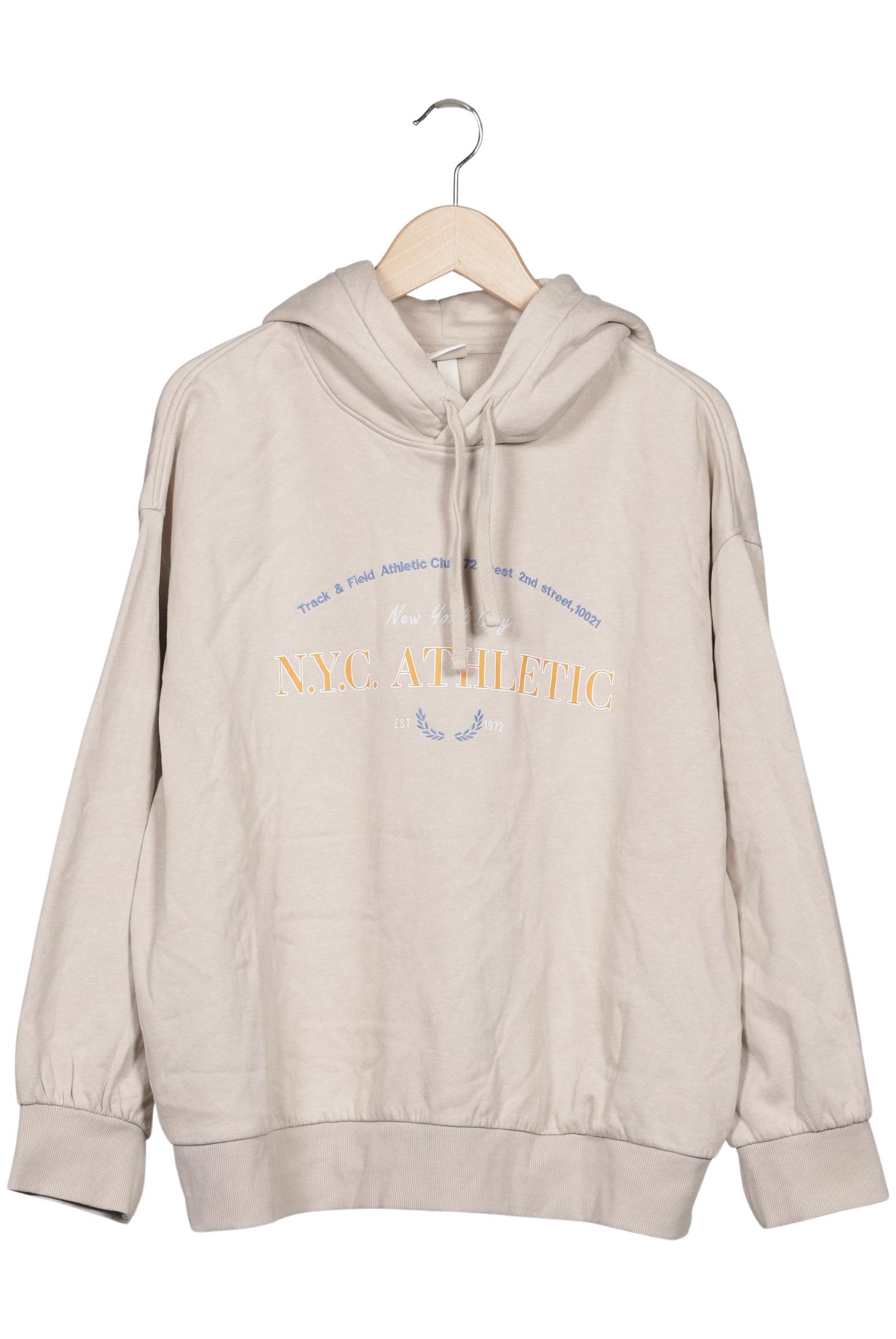 

H&M Damen Kapuzenpullover, beige, Gr. 38