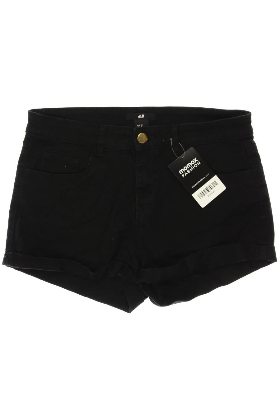 

H&M Damen Shorts, schwarz, Gr. 34