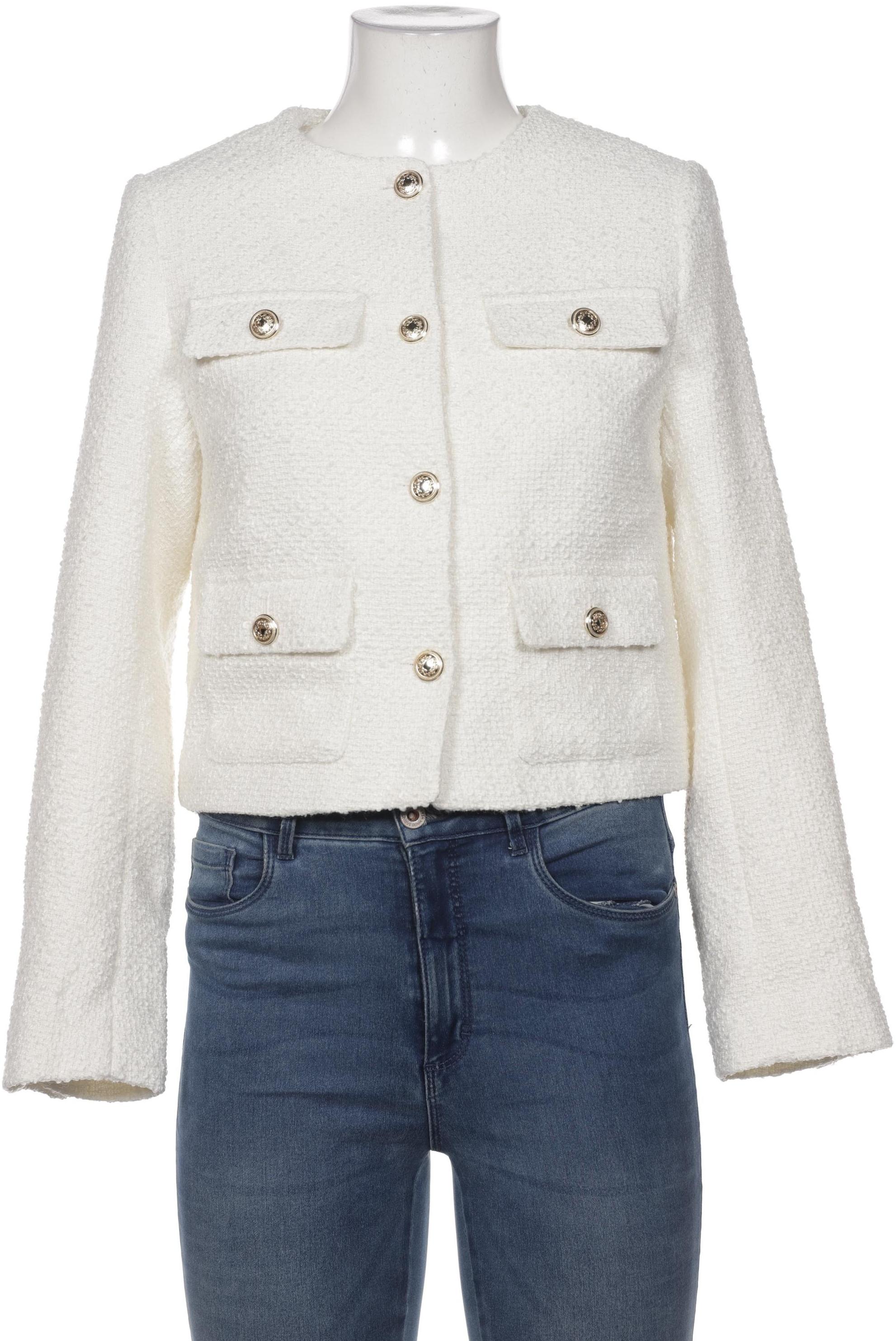 

H&M Damen Blazer, weiß, Gr. 36