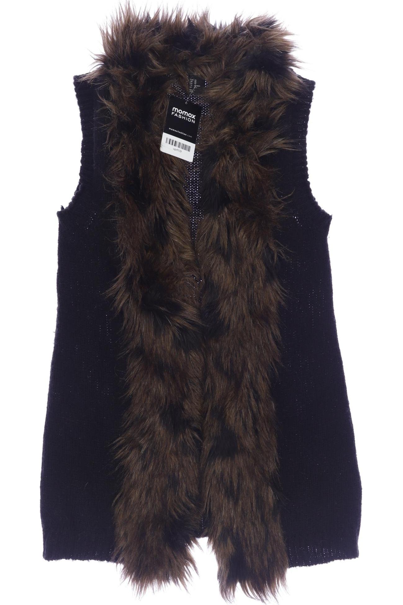 

H&M Damen Weste, schwarz, Gr. 34