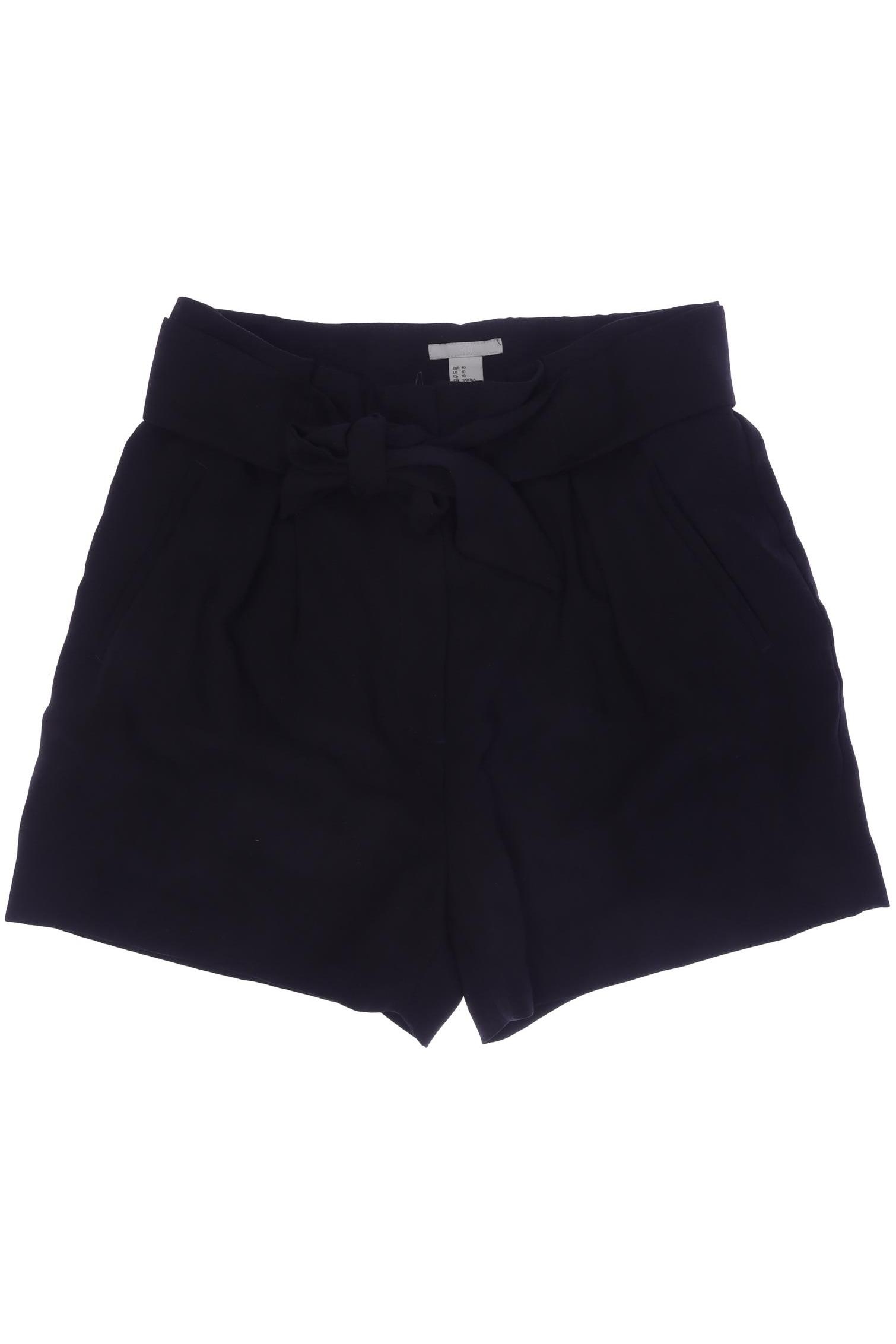 Thumbnail - H&amp;M Damen Shorts, schwarz, Gr. 40