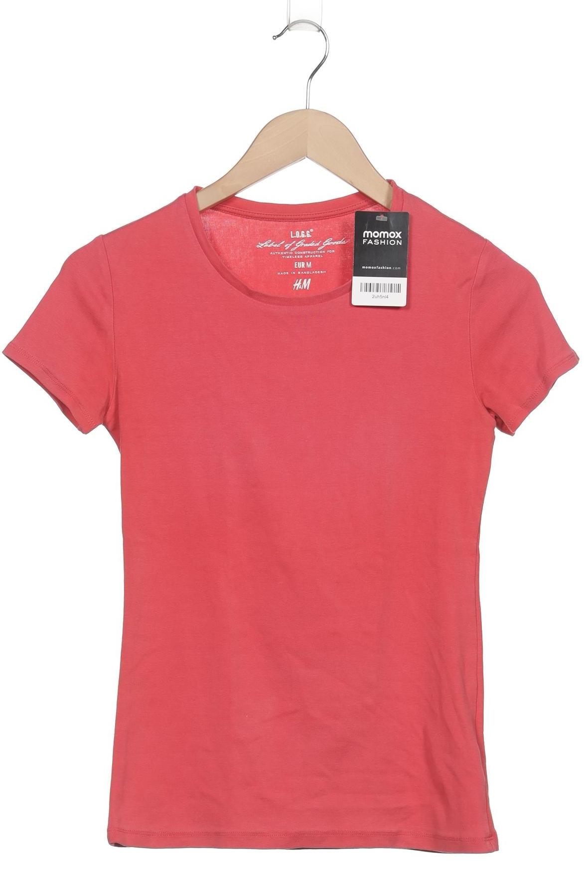 

H&M Damen T-Shirt, rot, Gr. 38