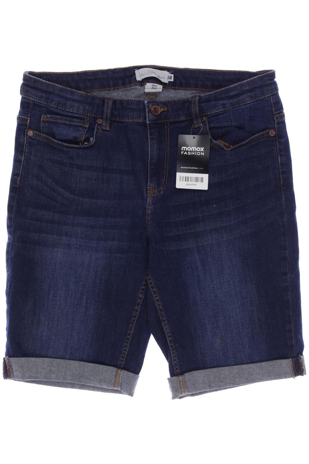 

H&M Damen Shorts, marineblau, Gr. 32