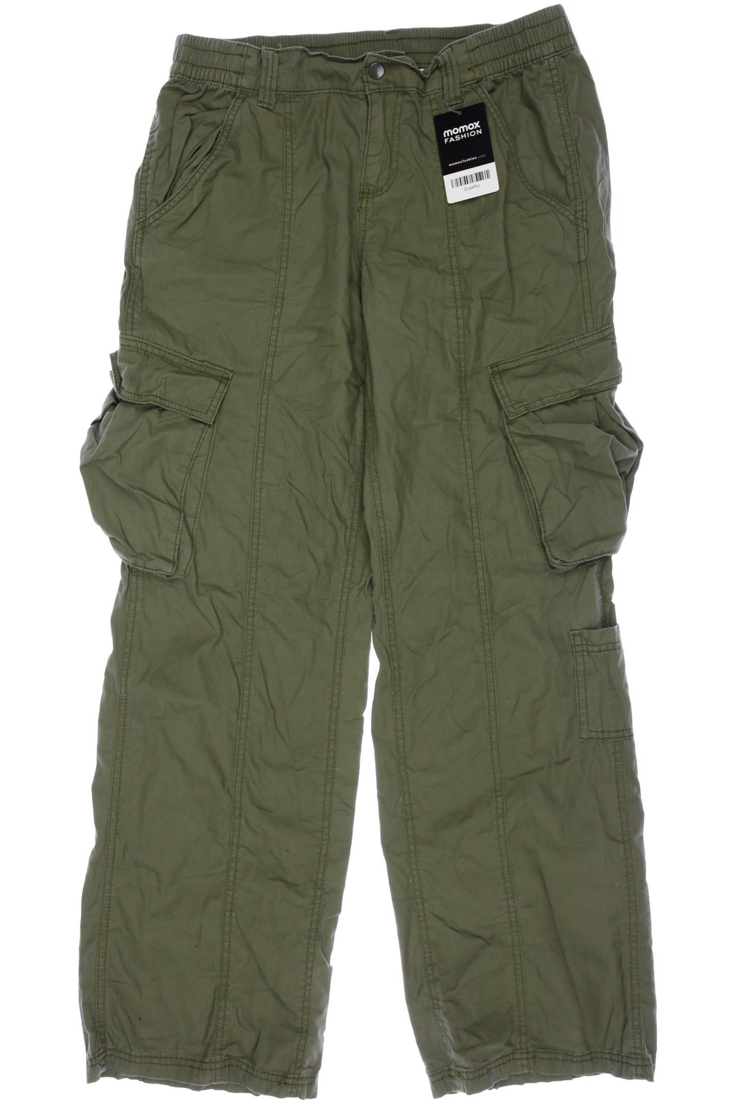 

H&M Damen Stoffhose, grün, Gr. 40