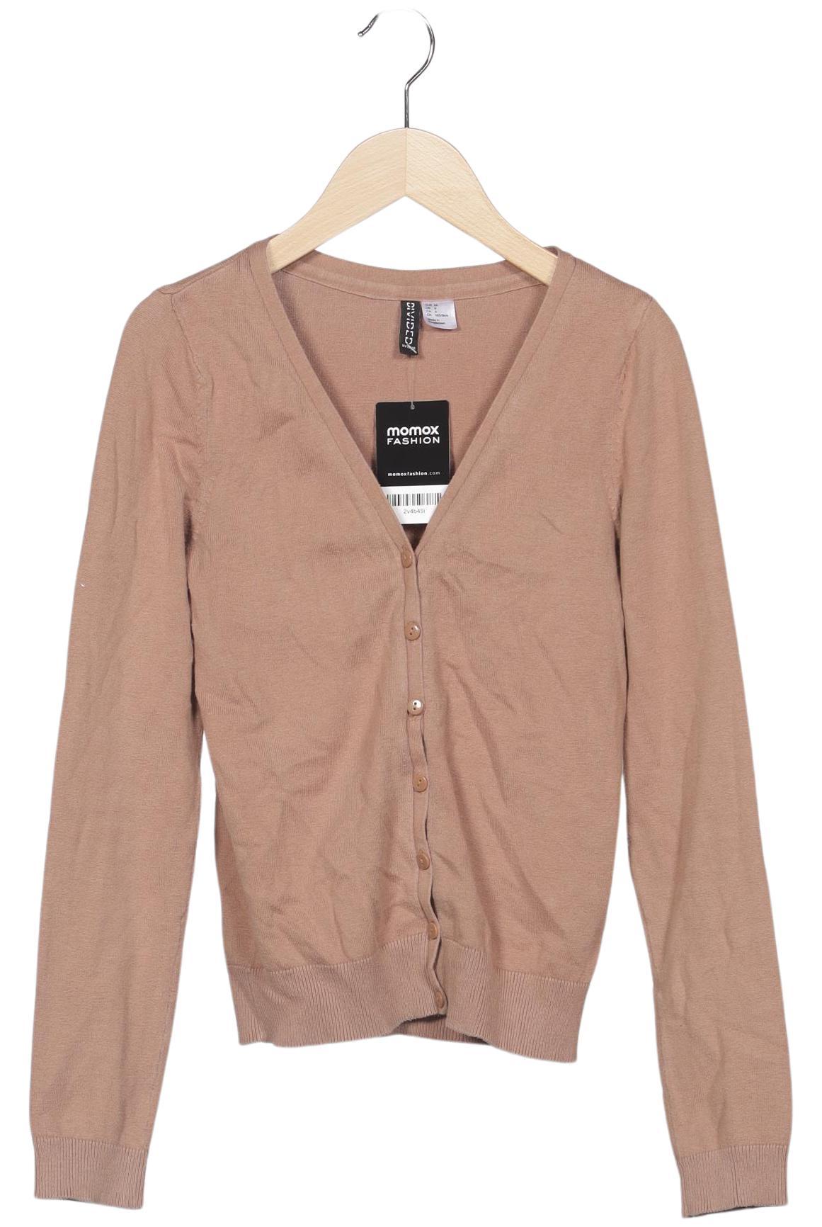 

H&M Damen Strickjacke, beige, Gr. 36