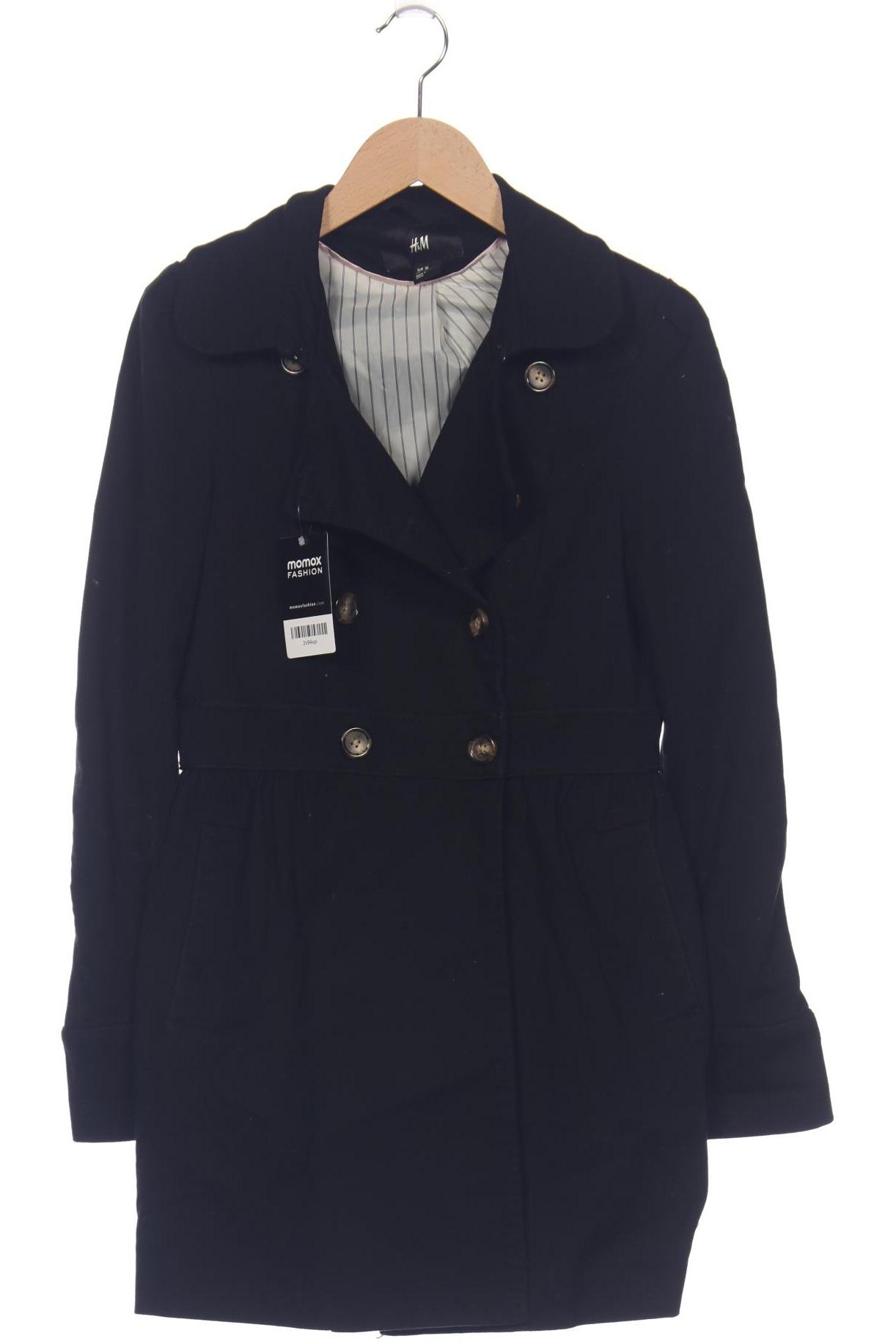 

H&M Damen Mantel, schwarz, Gr. 36