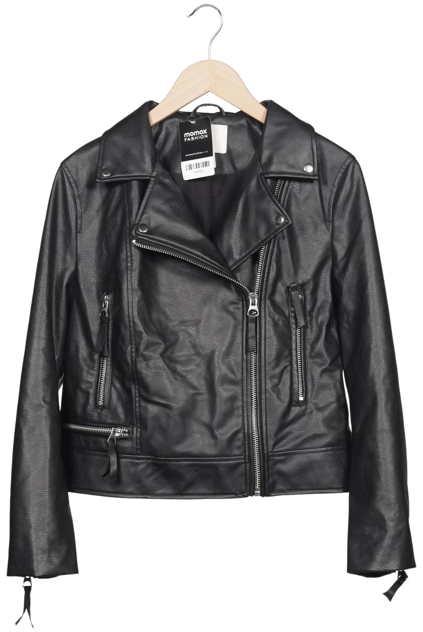 

H&M Damen Jacke, schwarz, Gr. 42