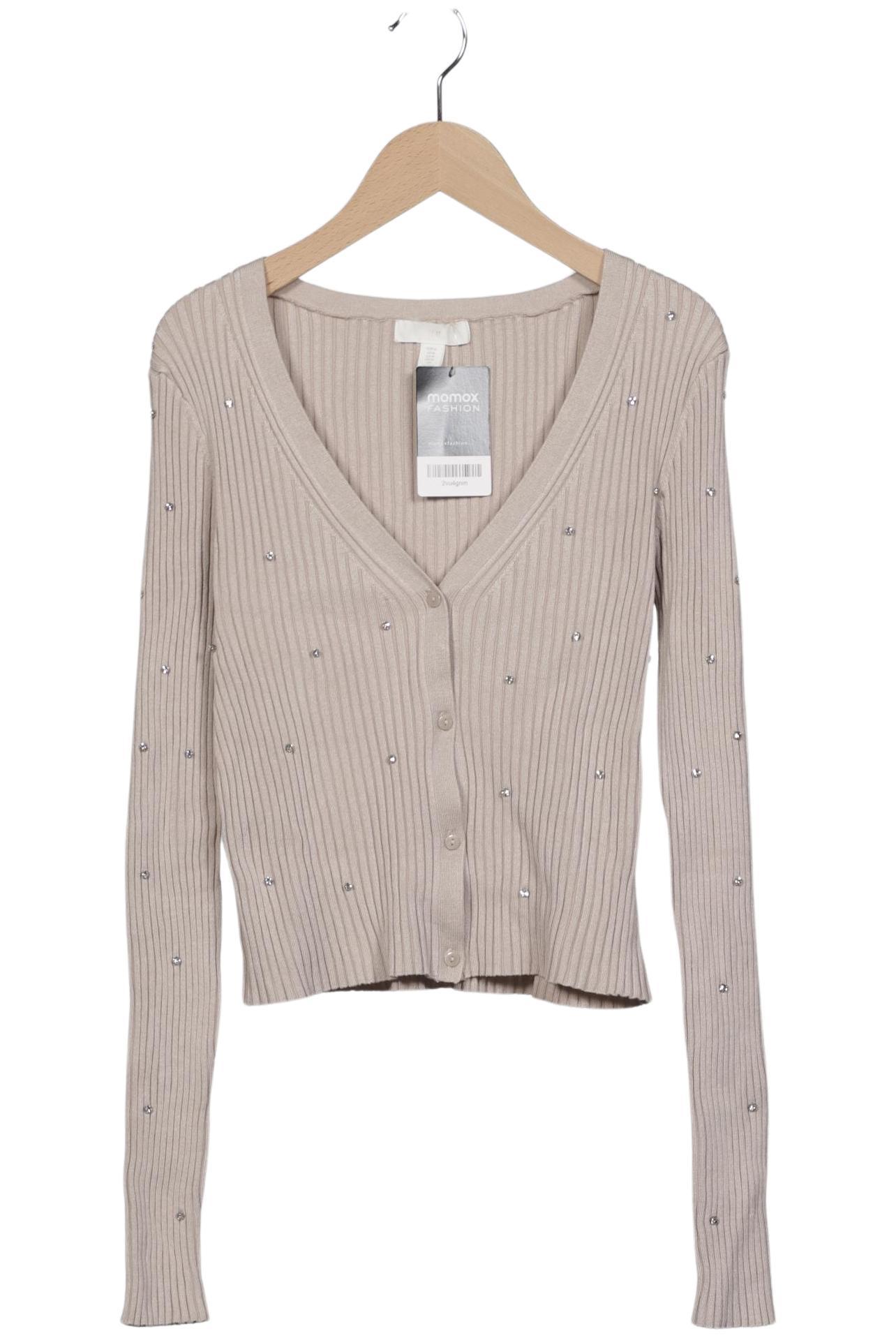 

H&M Damen Strickjacke, beige, Gr. 38