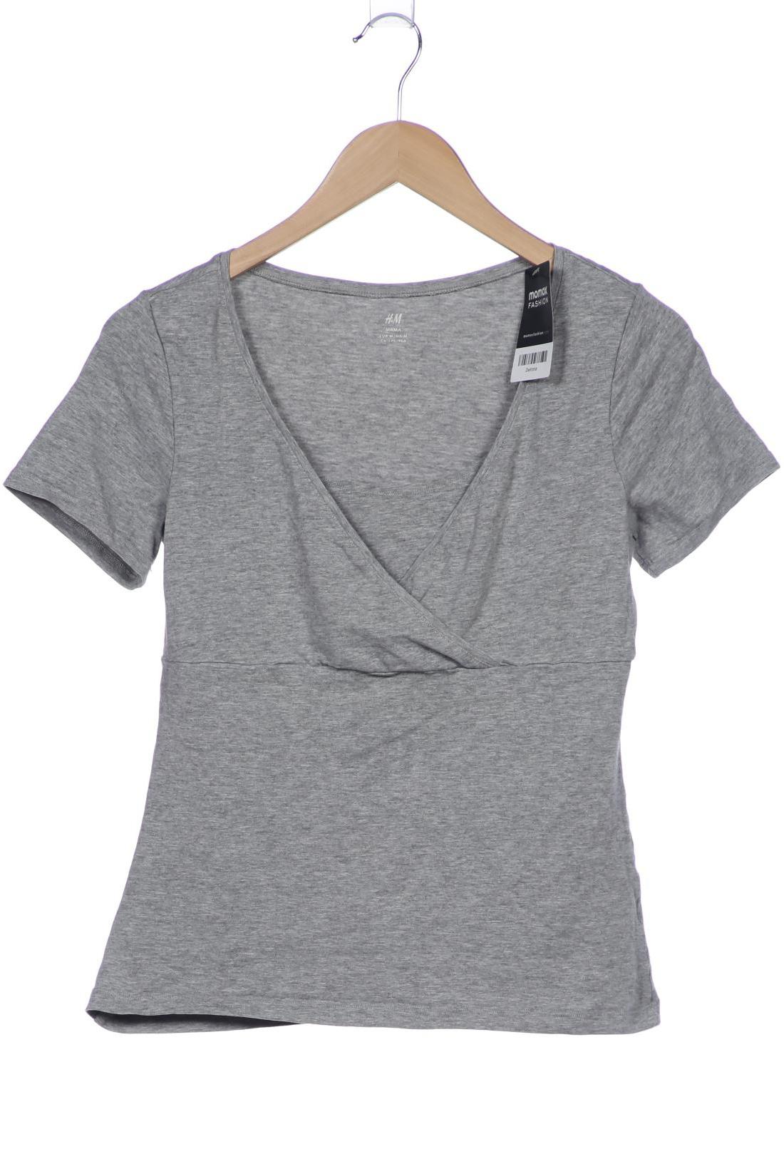 

H&M Damen T-Shirt, grau, Gr. 38