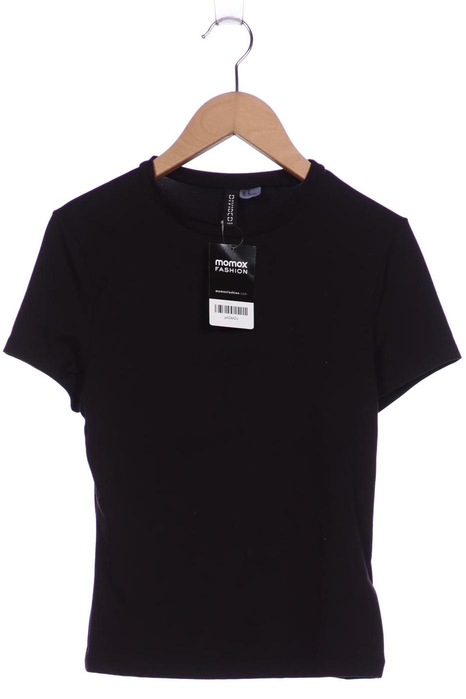 

H&M Damen T-Shirt, schwarz, Gr. 38