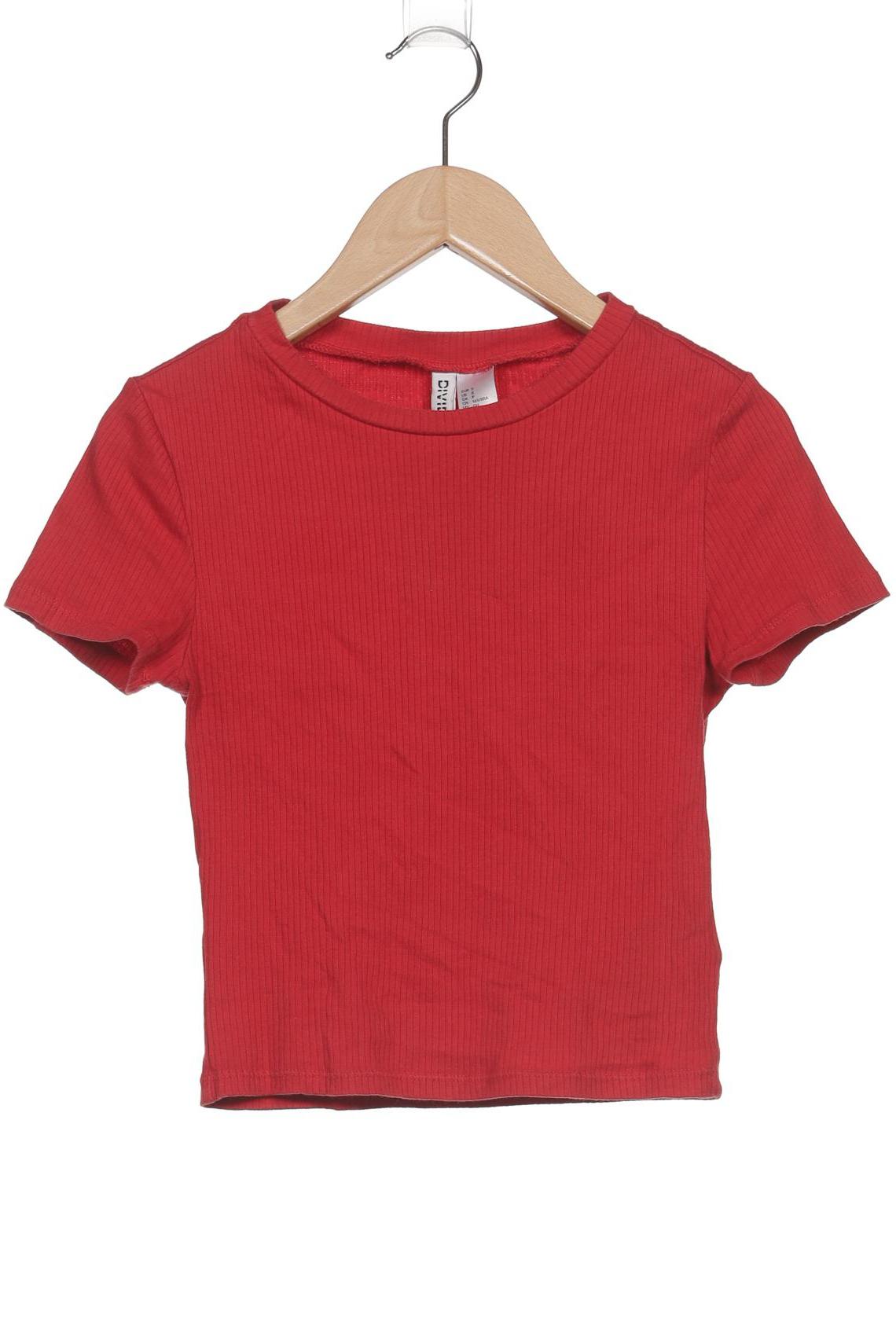 

H&M Damen T-Shirt, rot, Gr. 36