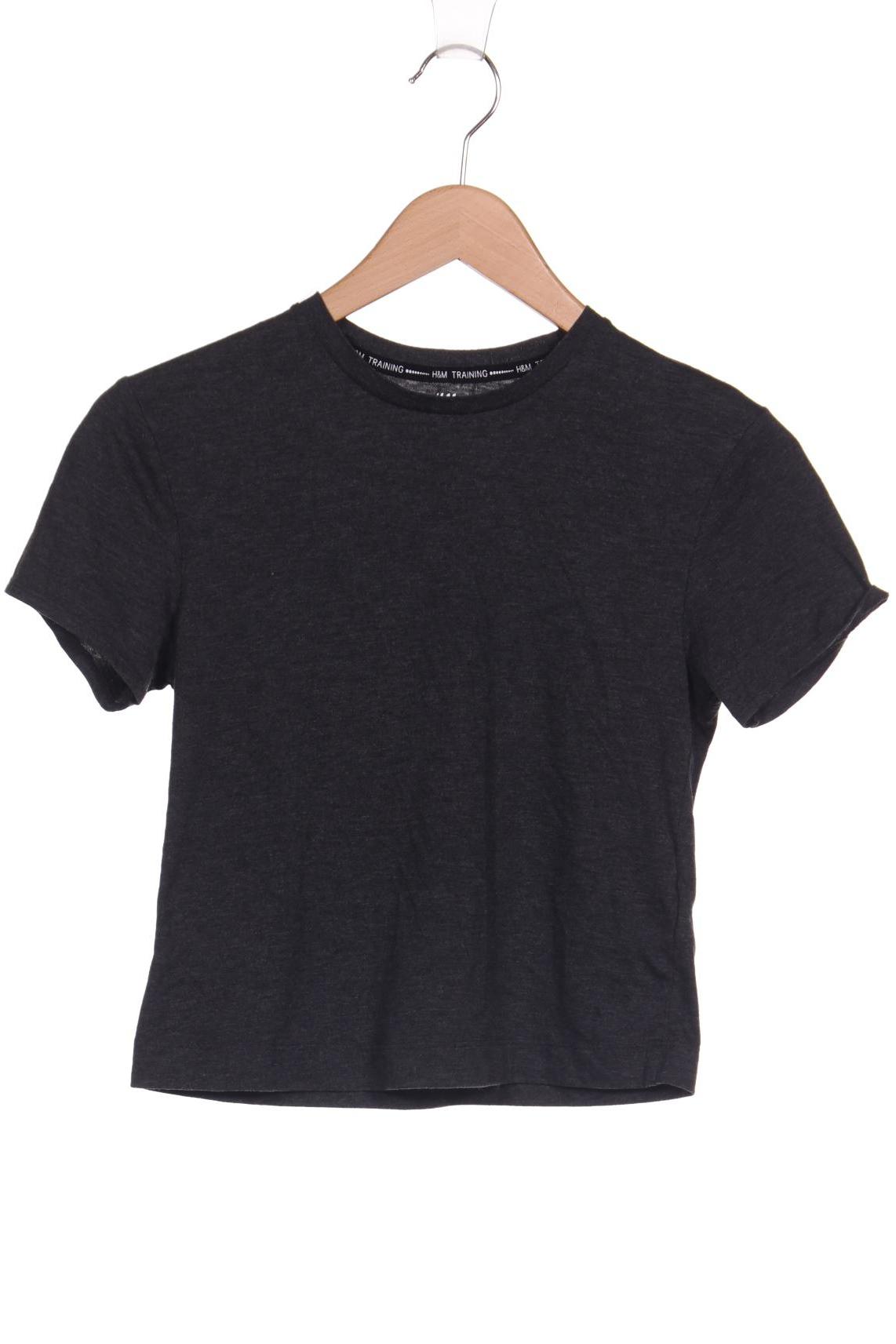 

H&M Damen T-Shirt, grau, Gr. 34