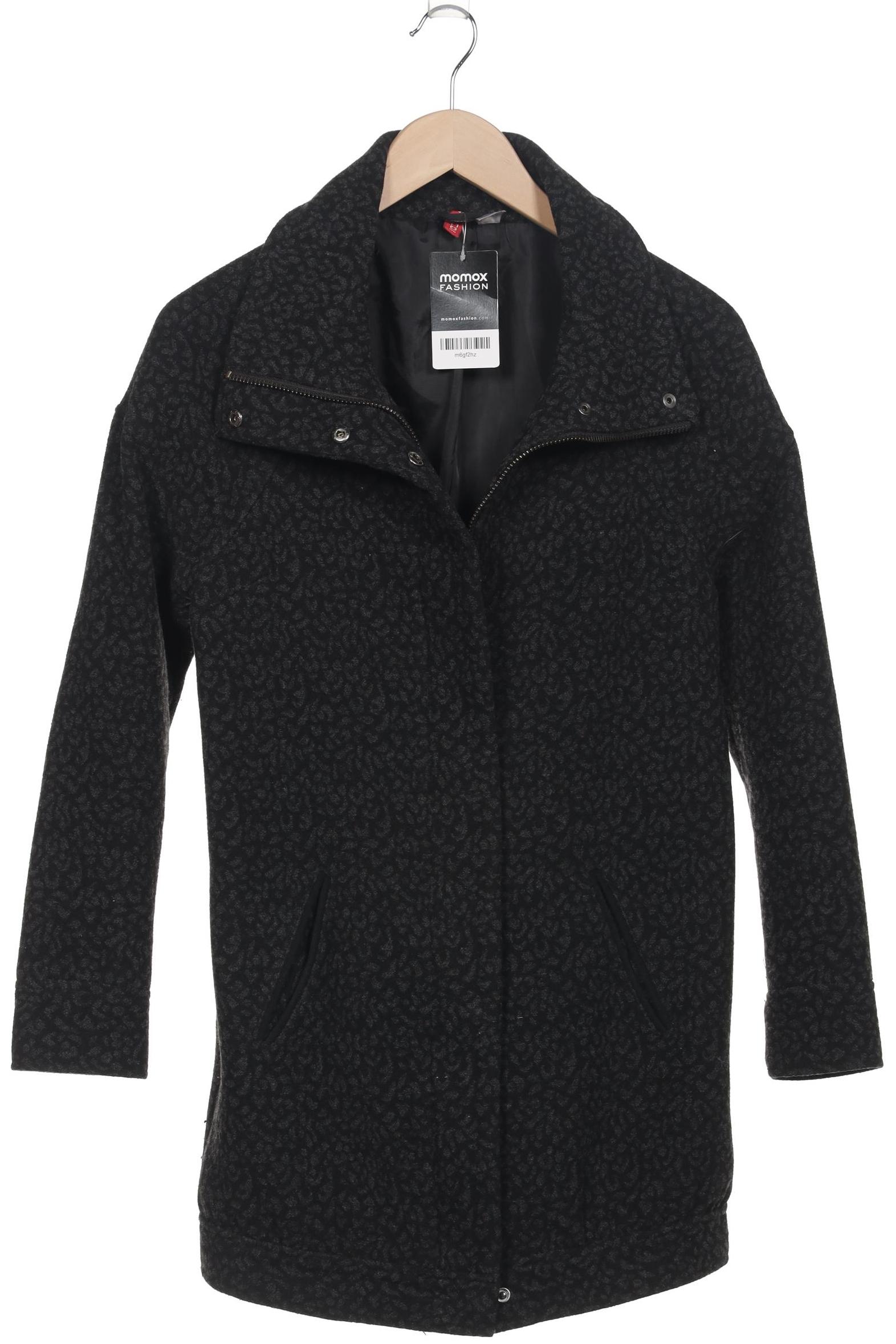 

H&M Damen Mantel, schwarz, Gr. 34