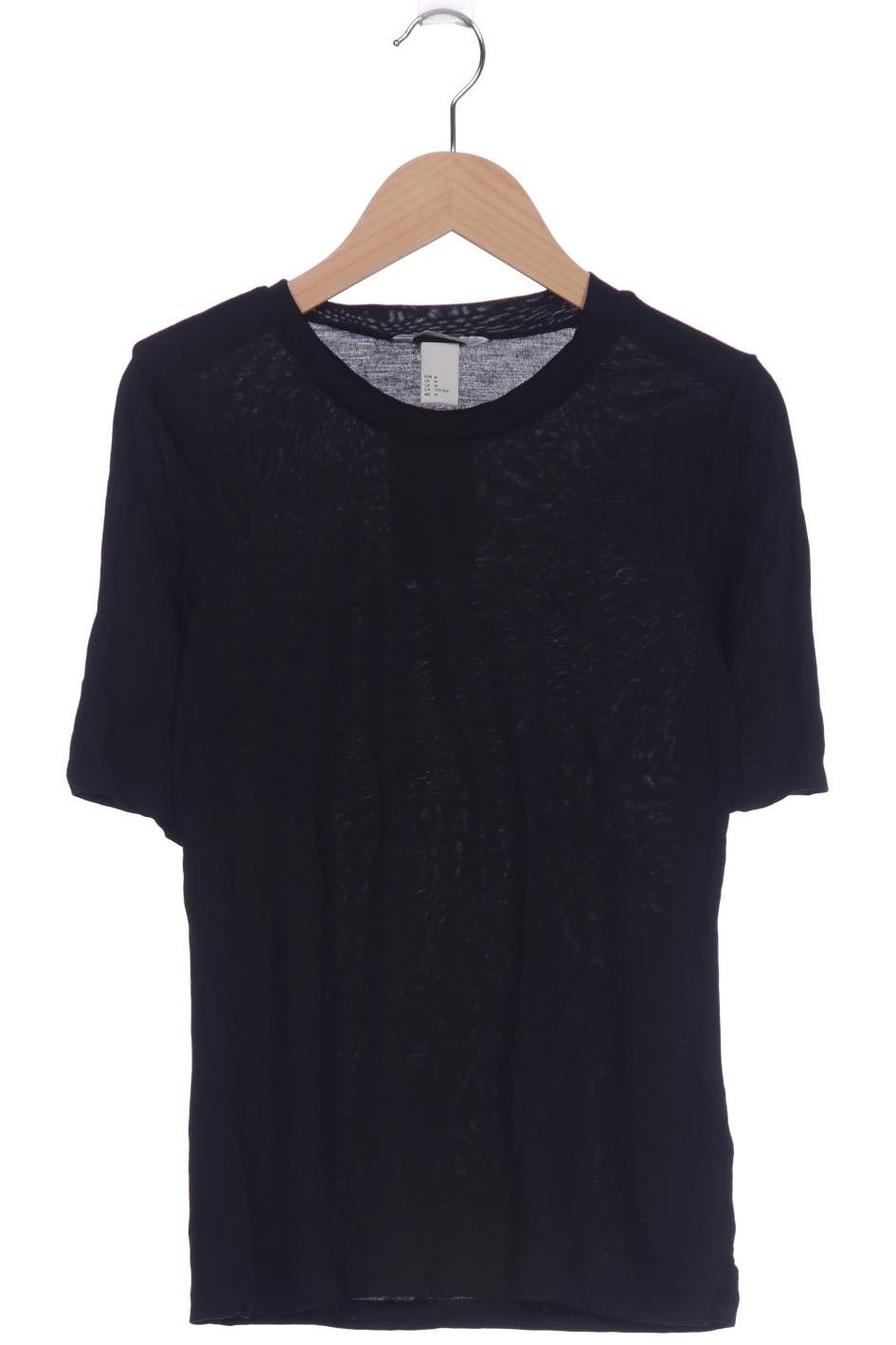 

H&M Damen T-Shirt, schwarz, Gr. 38