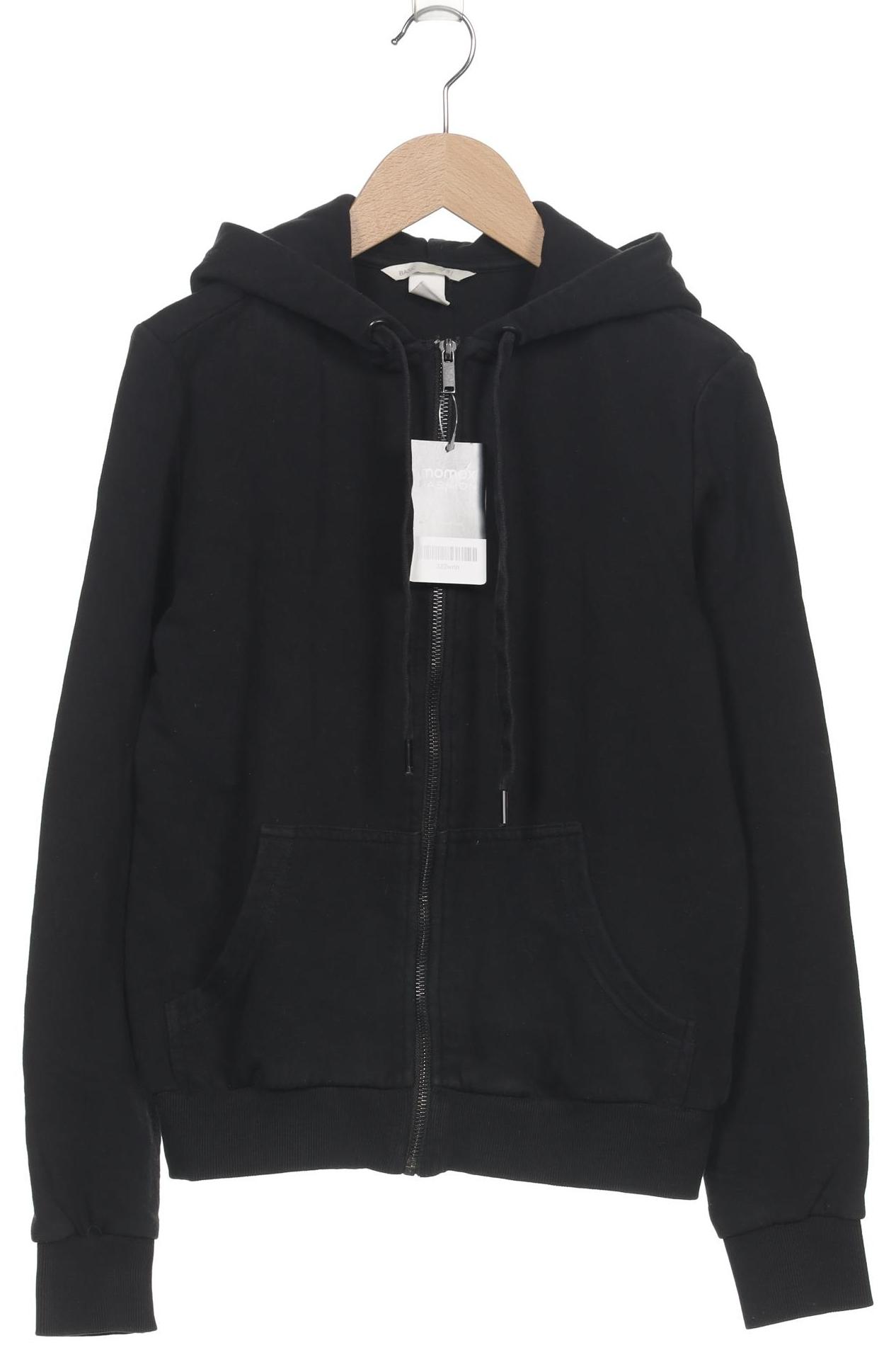 

H&M Damen Kapuzenpullover, schwarz, Gr. 34