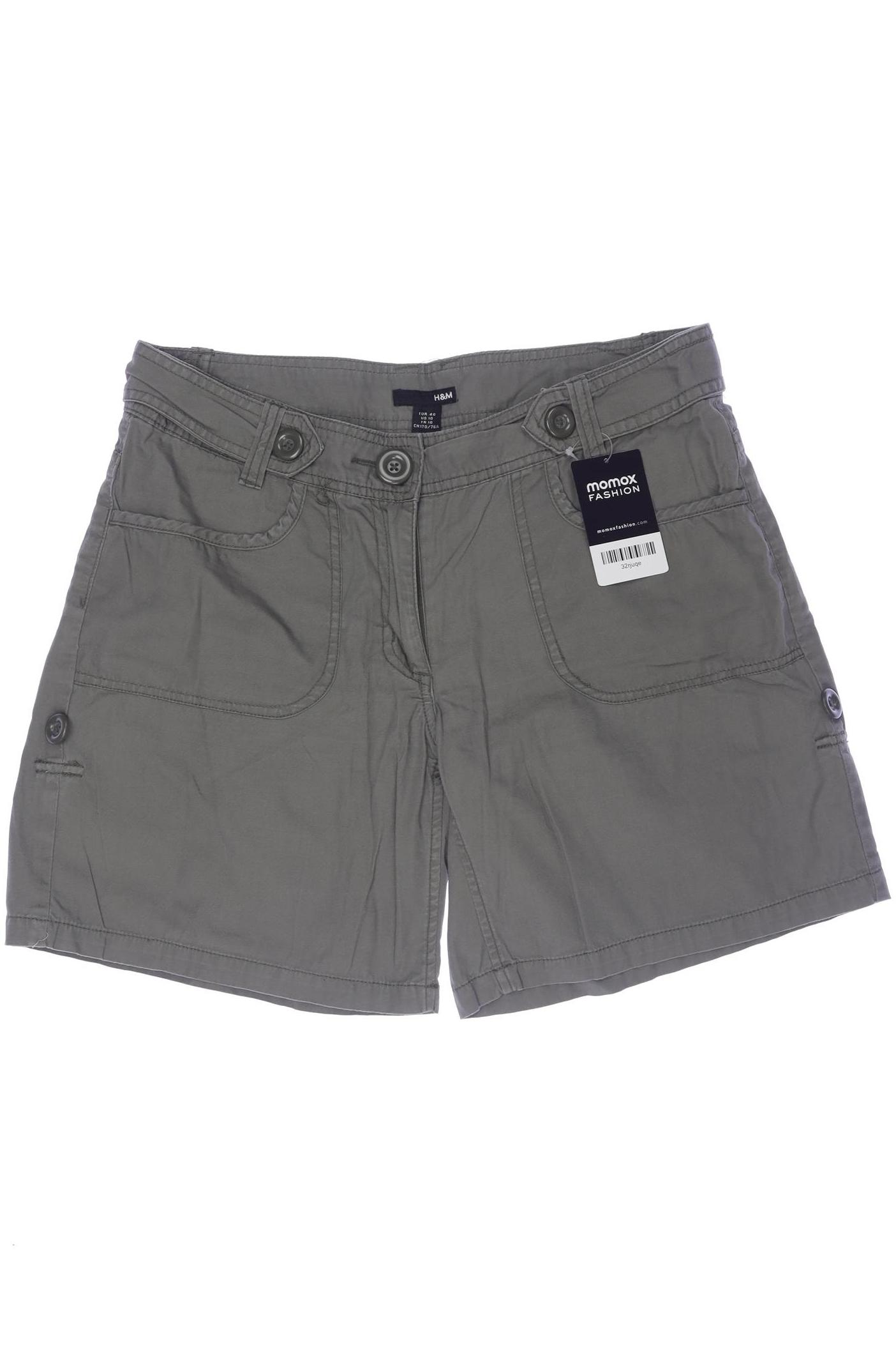 

H&M Damen Shorts, grün, Gr. 40