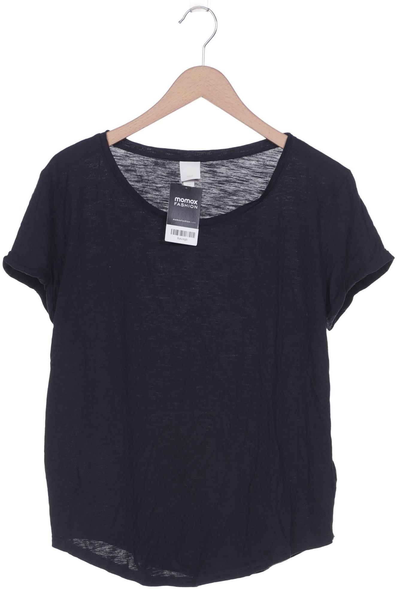 

H&M Damen T-Shirt, marineblau