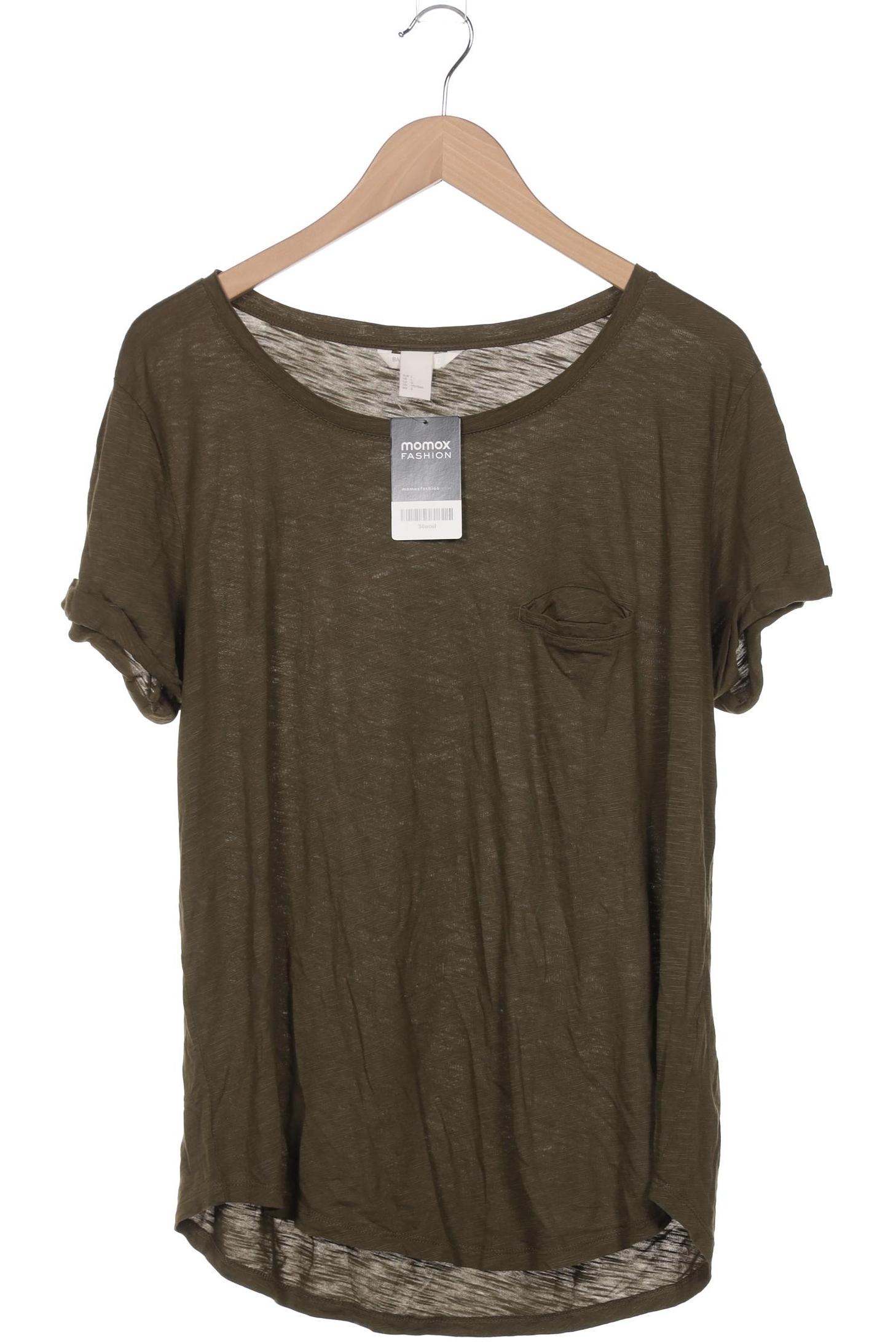 

H&M Damen T-Shirt, braun, Gr. 42