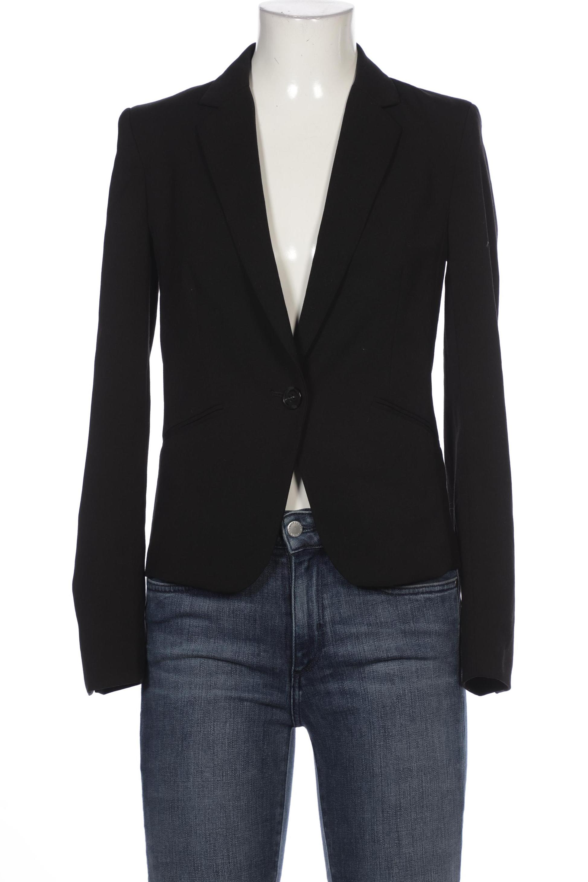 

H&M Damen Blazer, schwarz, Gr. 34