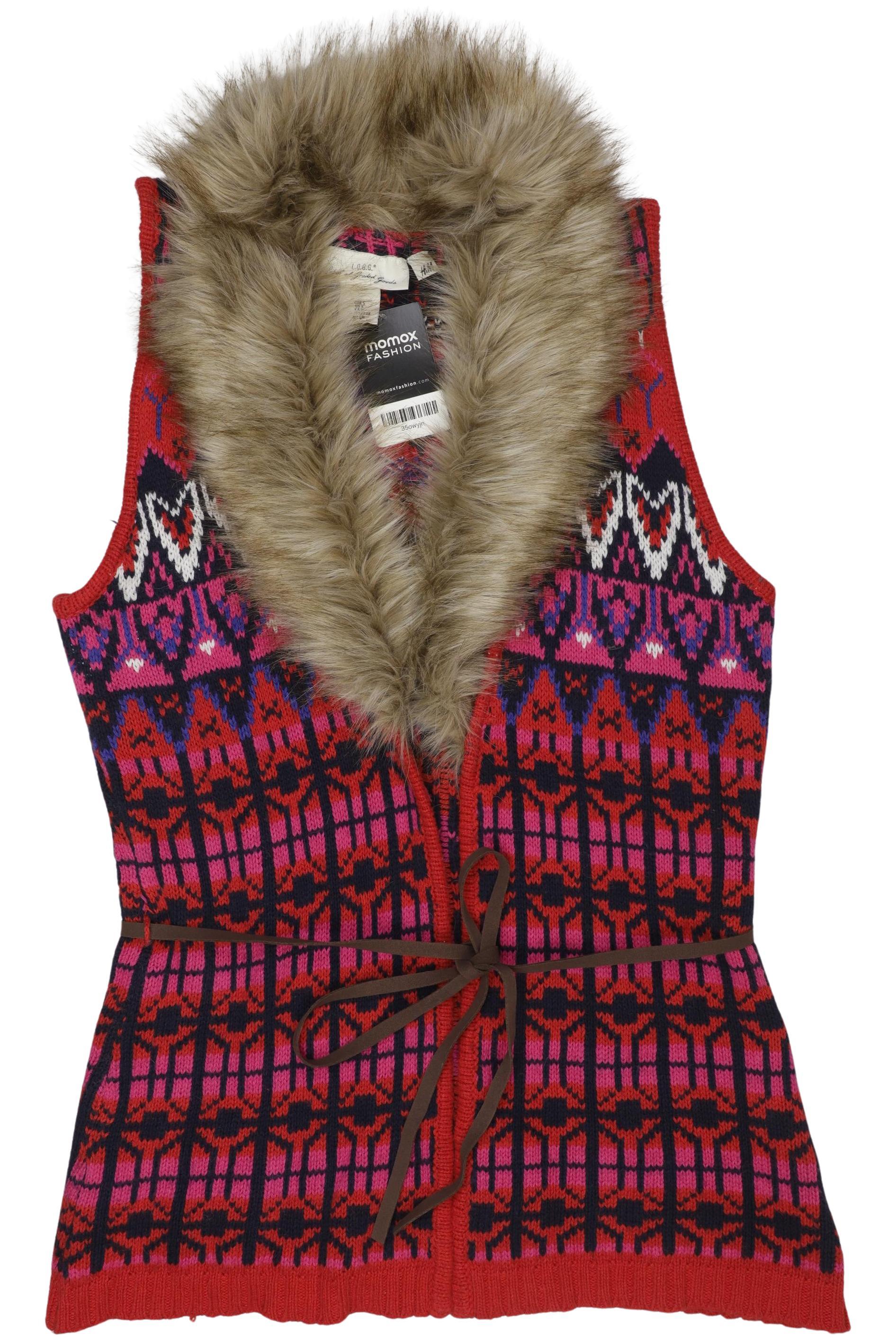 

H&M Damen Weste, rot, Gr. 36