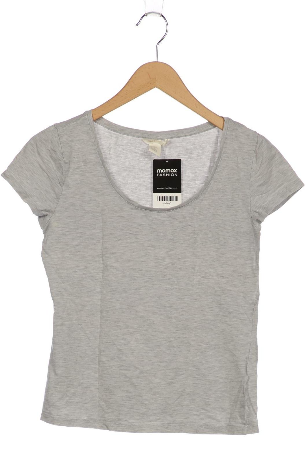 

H&M Damen T-Shirt, grau, Gr. 38