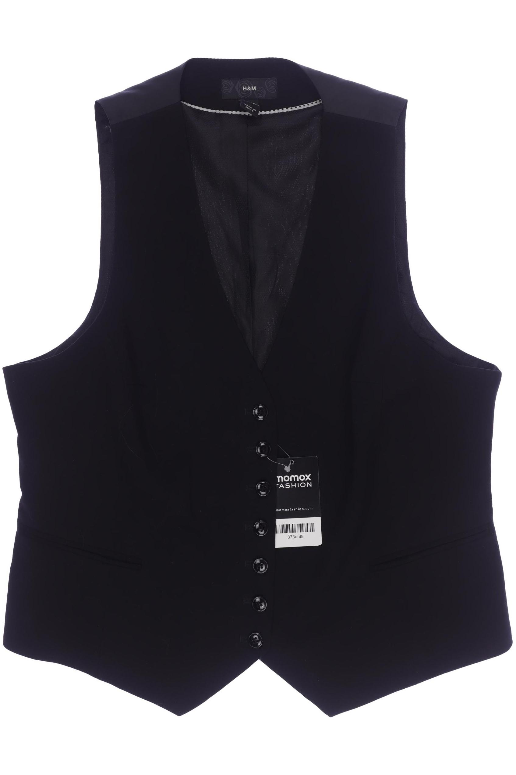 

H&M Damen Weste, schwarz, Gr. 46