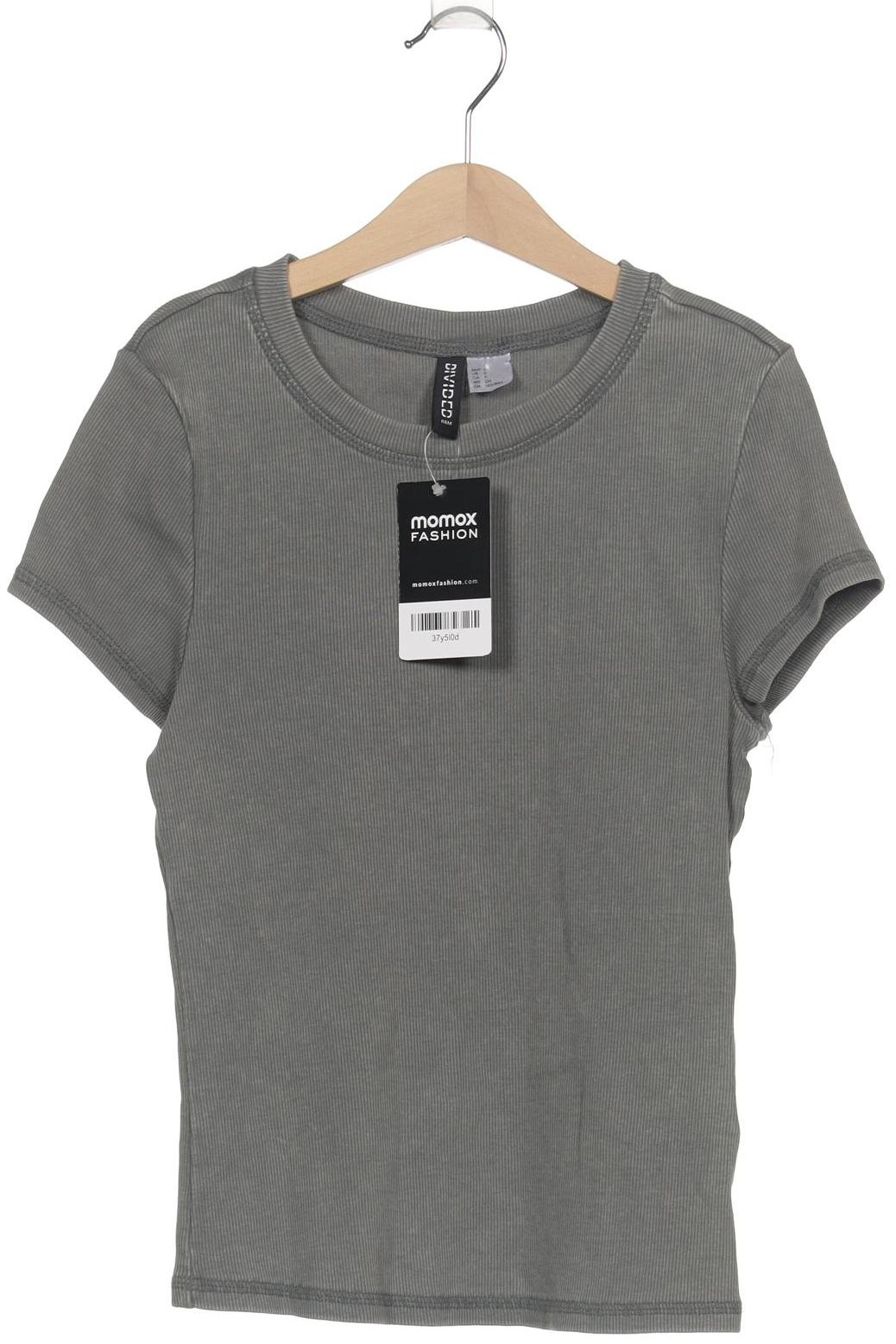 

H&M Damen T-Shirt, grau, Gr. 36