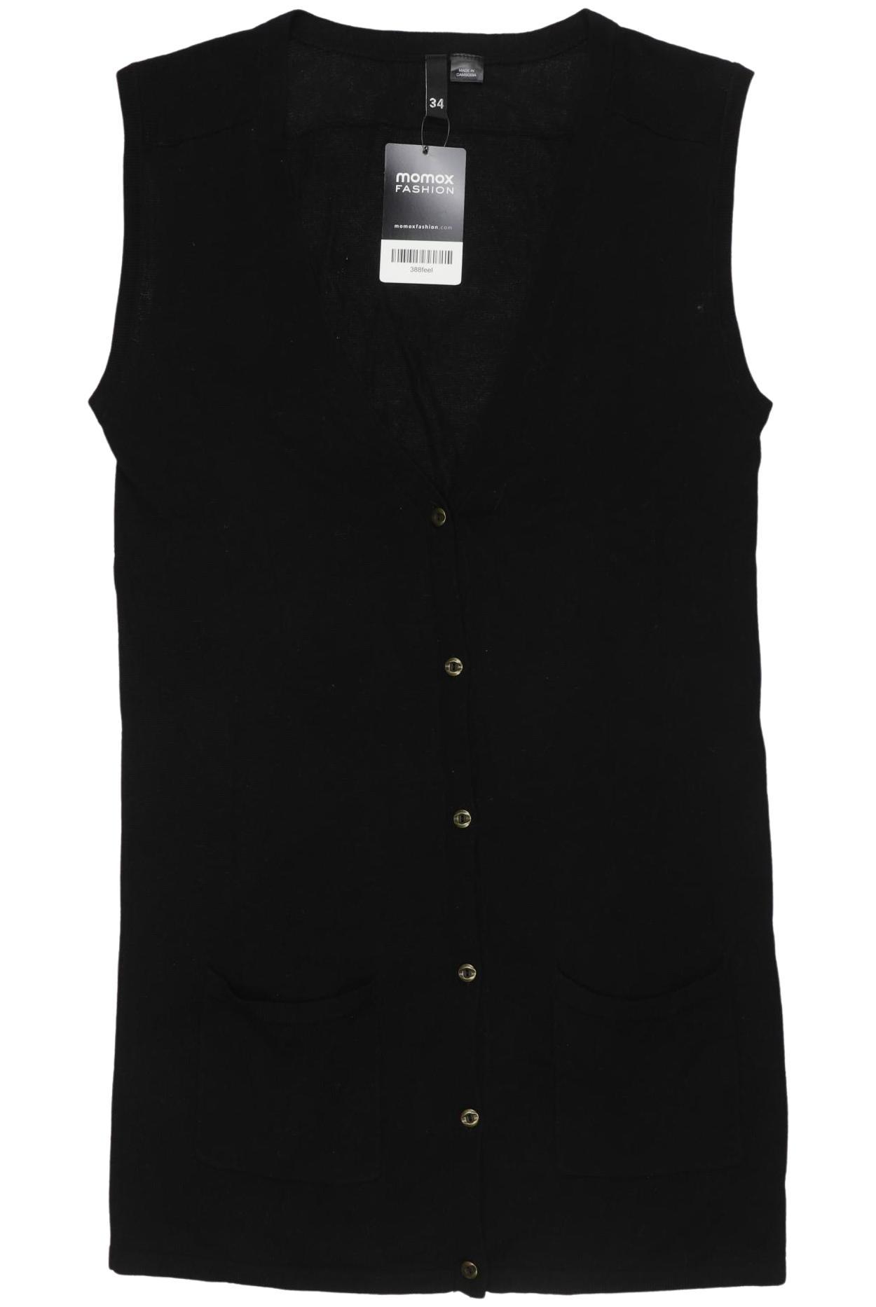 

H&M Damen Weste, schwarz, Gr. 34