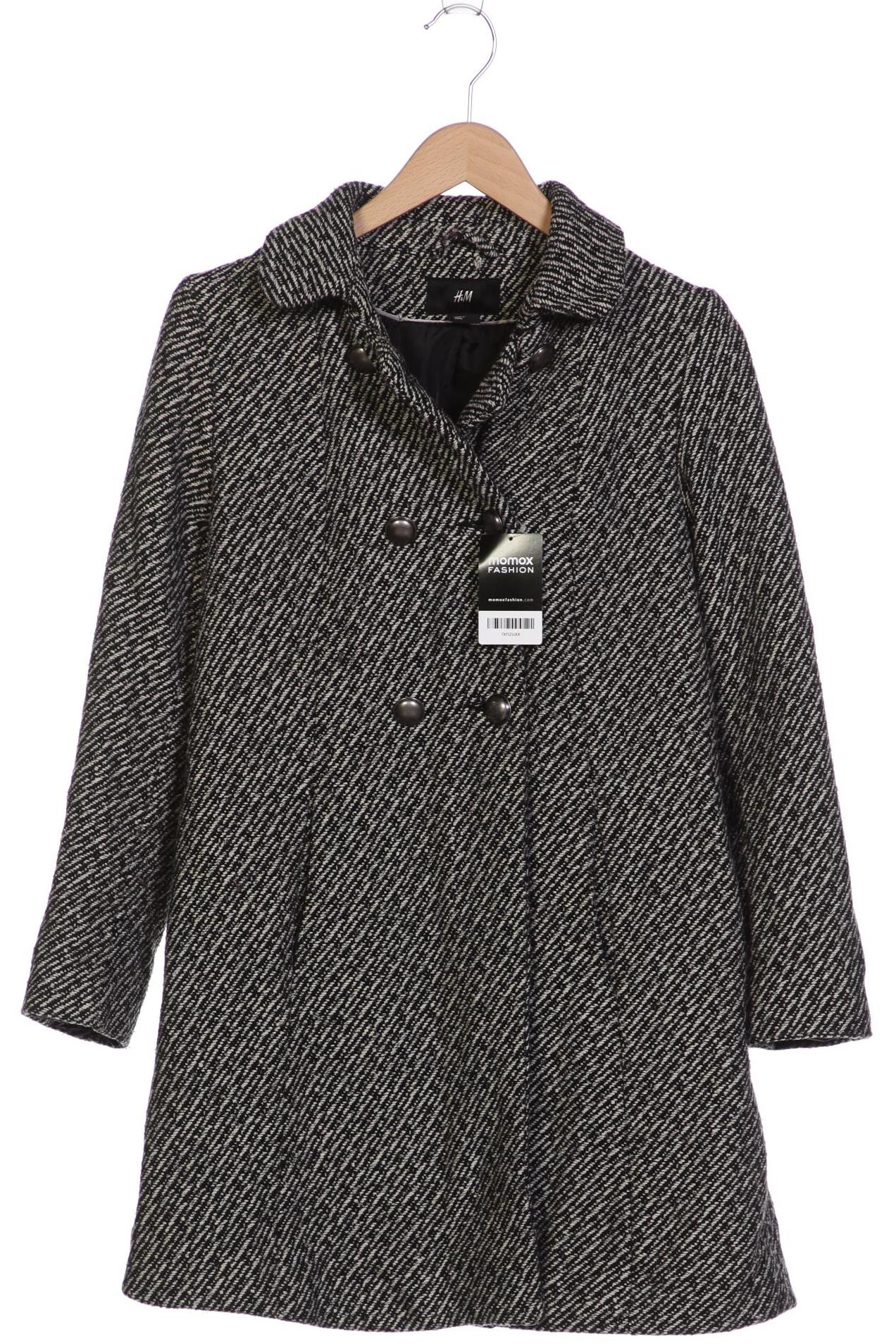 

H&M Damen Mantel, schwarz