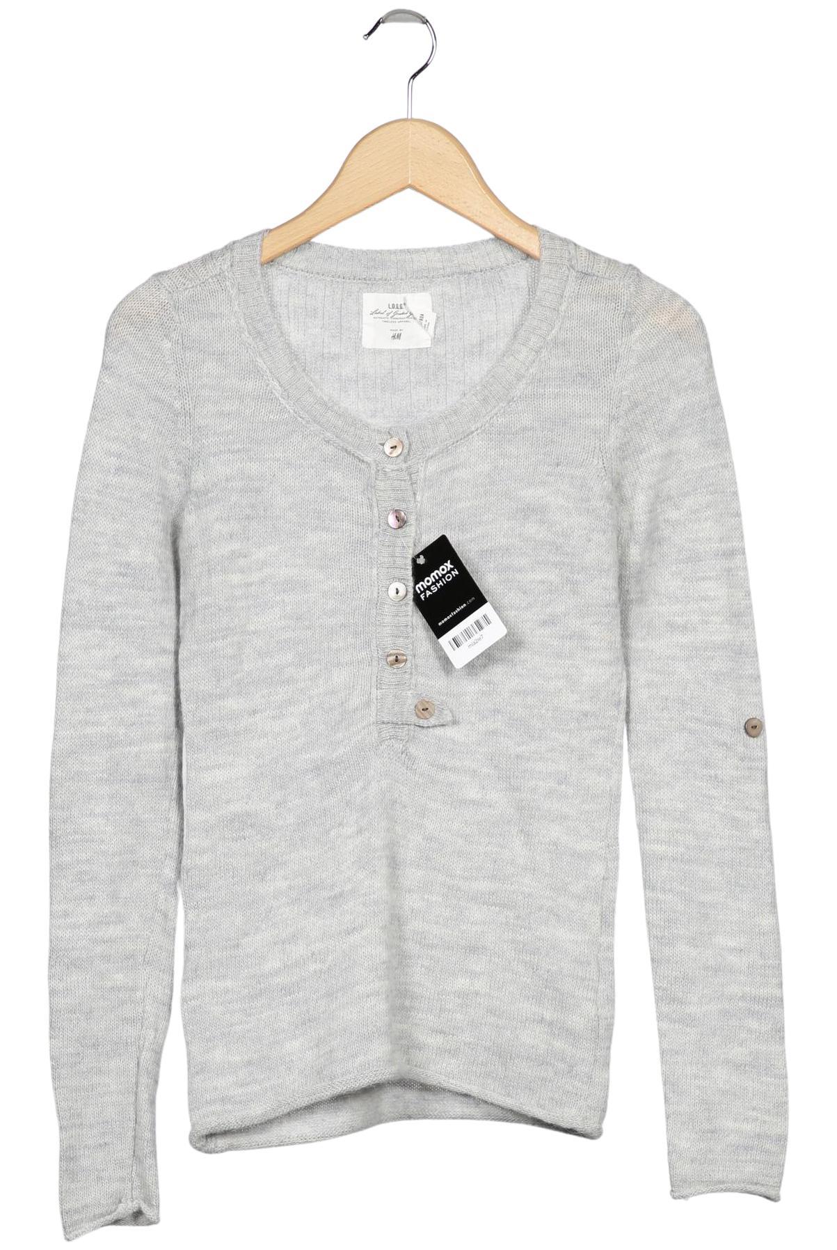 

H&M Damen Pullover, grau, Gr. 34