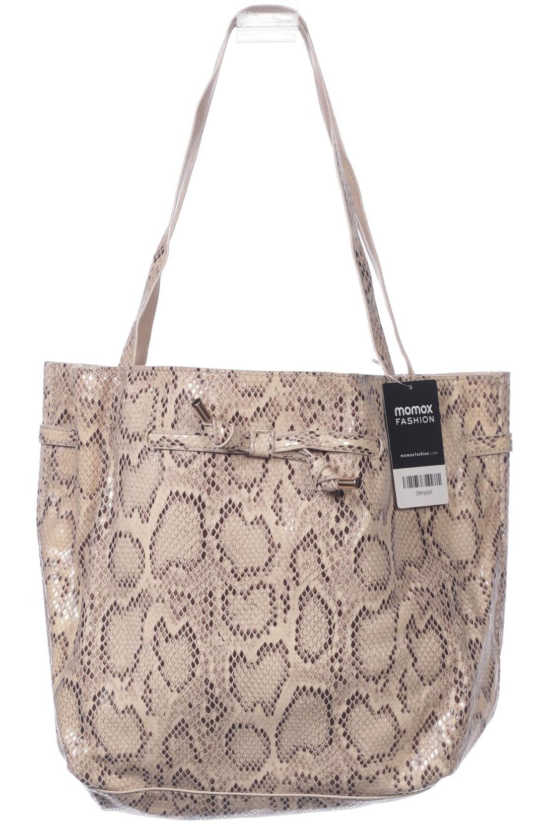 

H&M Damen Handtasche, beige, Gr.