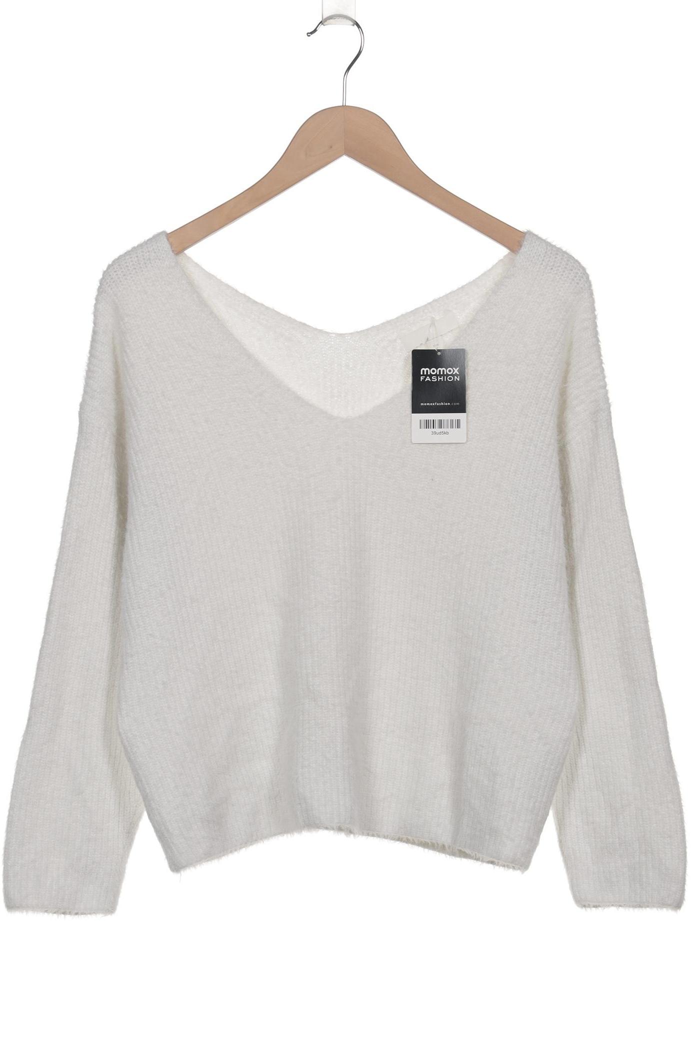 

H&M Damen Pullover, weiß, Gr. 38