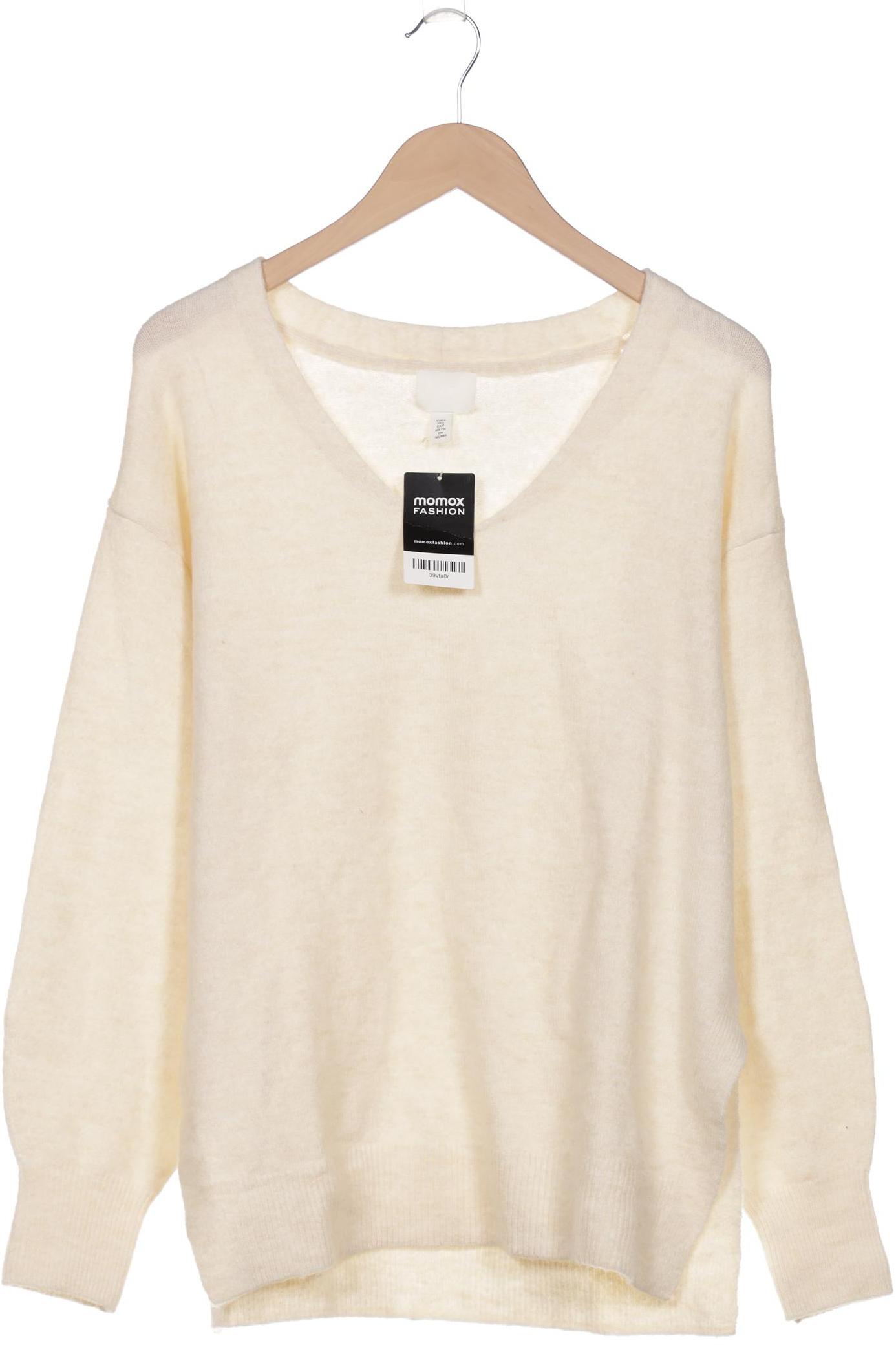 

H&M Damen Pullover, cremeweiß, Gr. 36