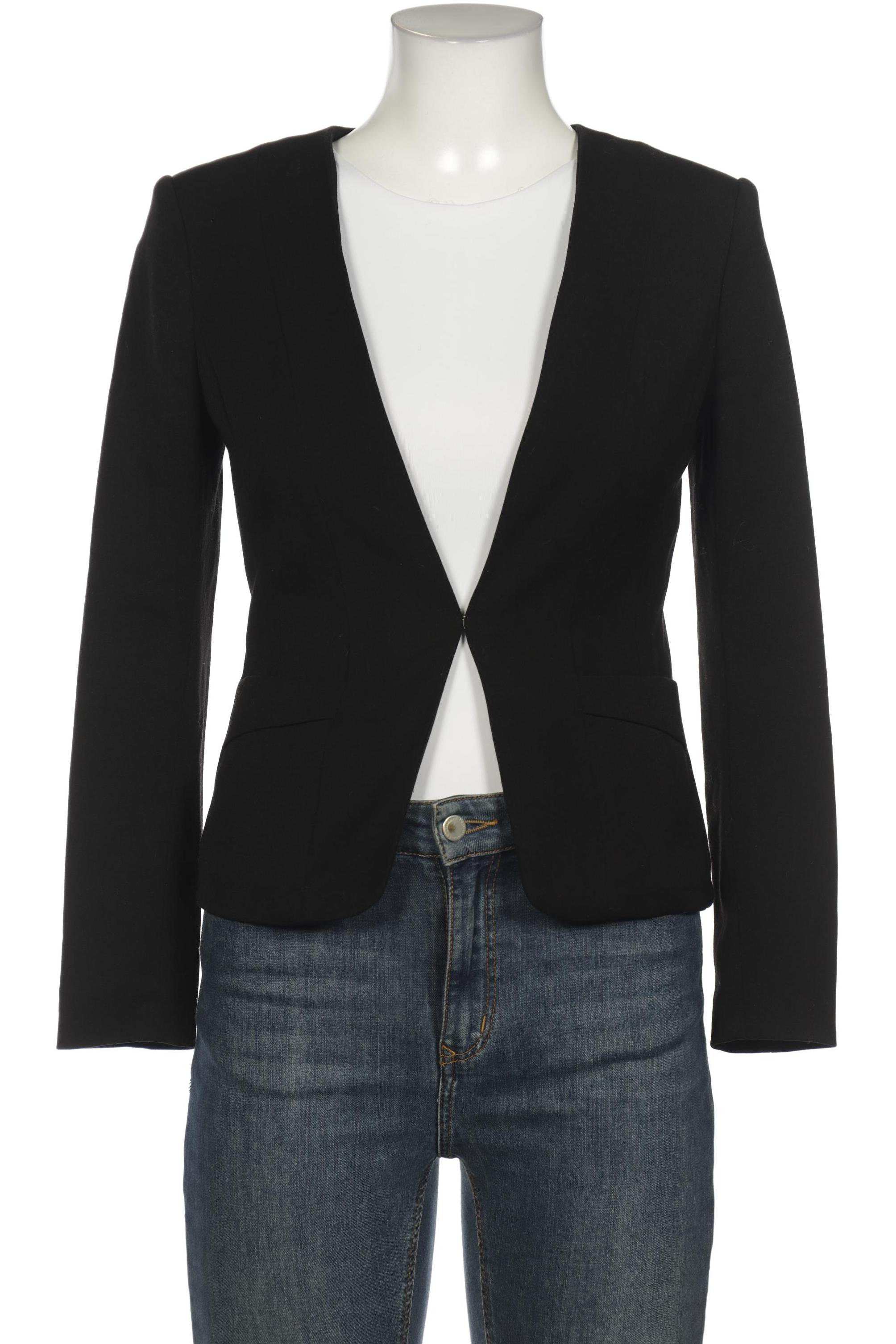 

H&M Damen Blazer, schwarz, Gr. 38