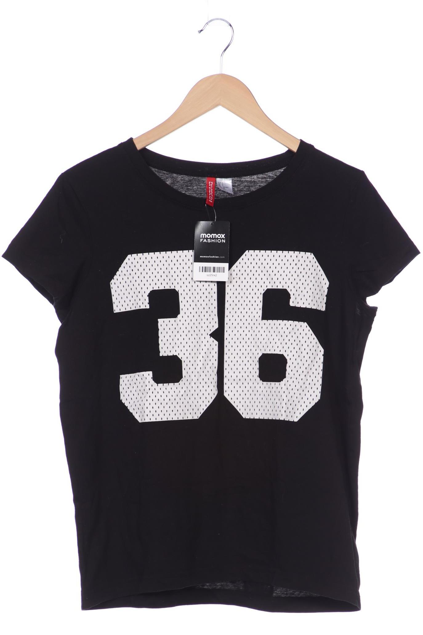 

H&M Damen T-Shirt, marineblau, Gr. 36