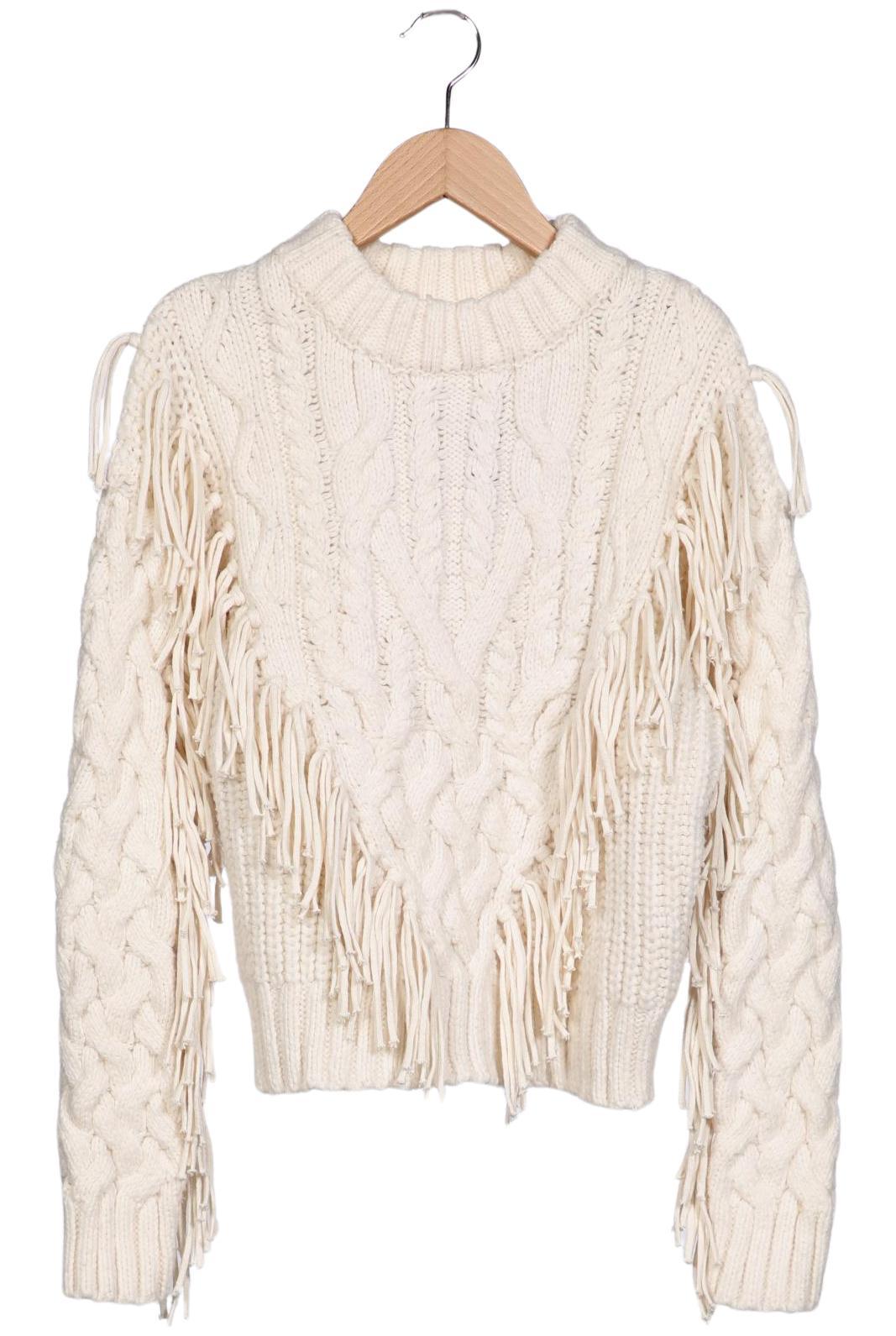 

H&M Damen Pullover, cremeweiß, Gr. 34