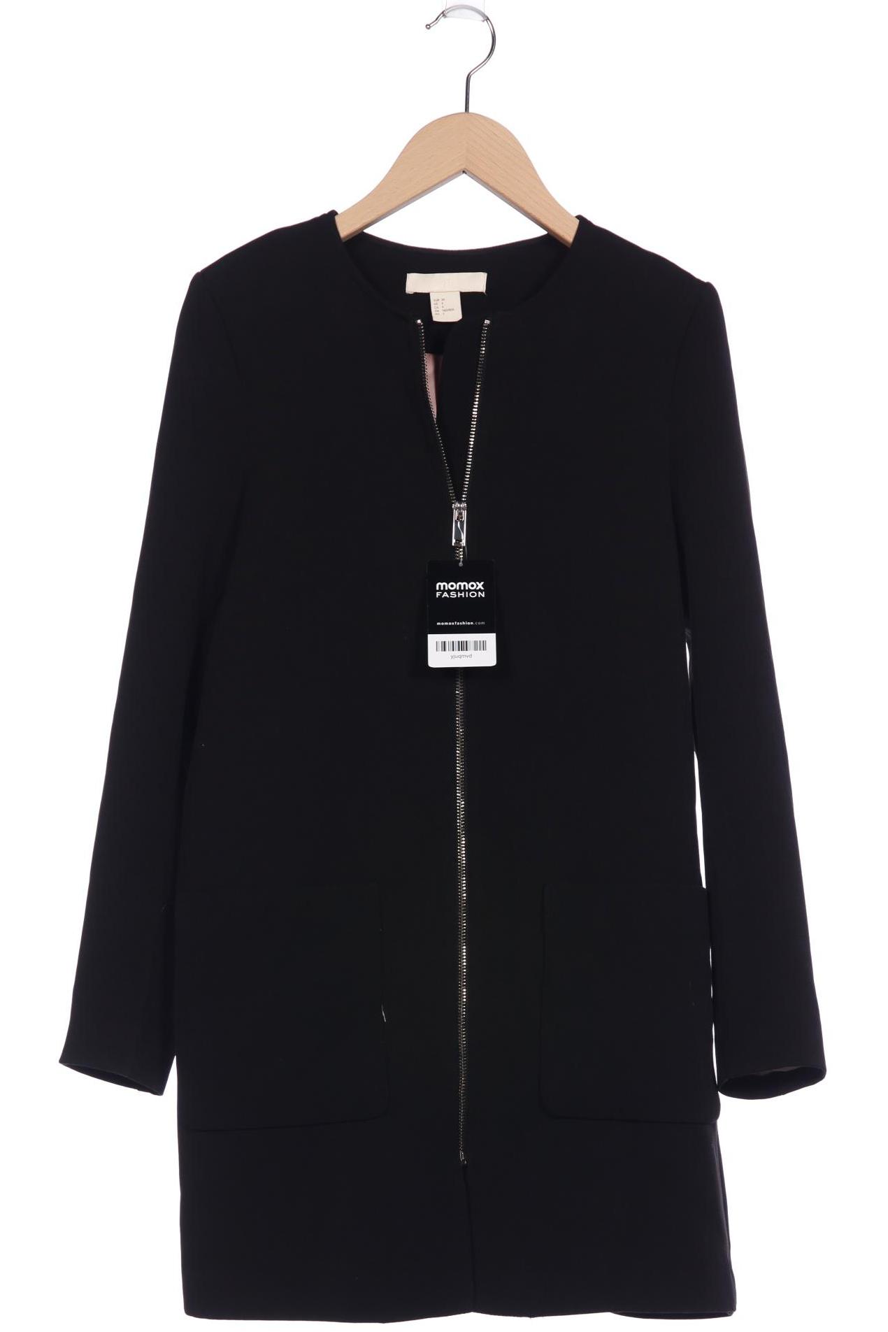 

H&M Damen Mantel, schwarz, Gr. 34