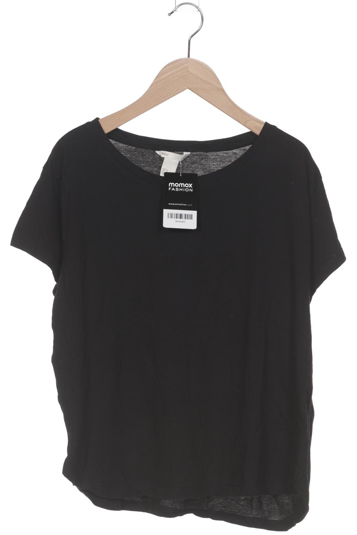 

H&M Damen T-Shirt, schwarz, Gr. 38