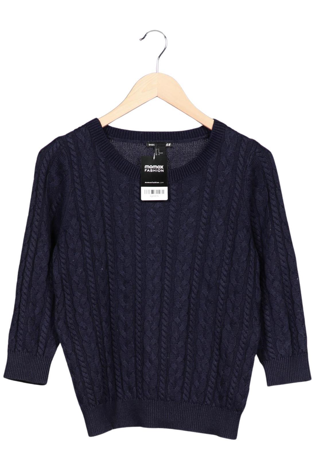 

H&M Damen Pullover, marineblau, Gr. 38