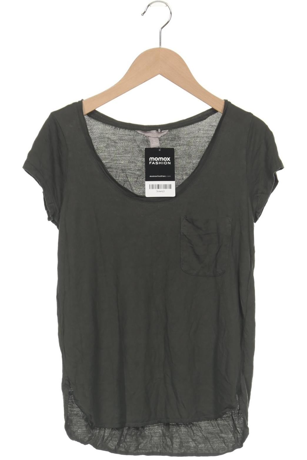 

H&M Damen T-Shirt, grün, Gr. 34
