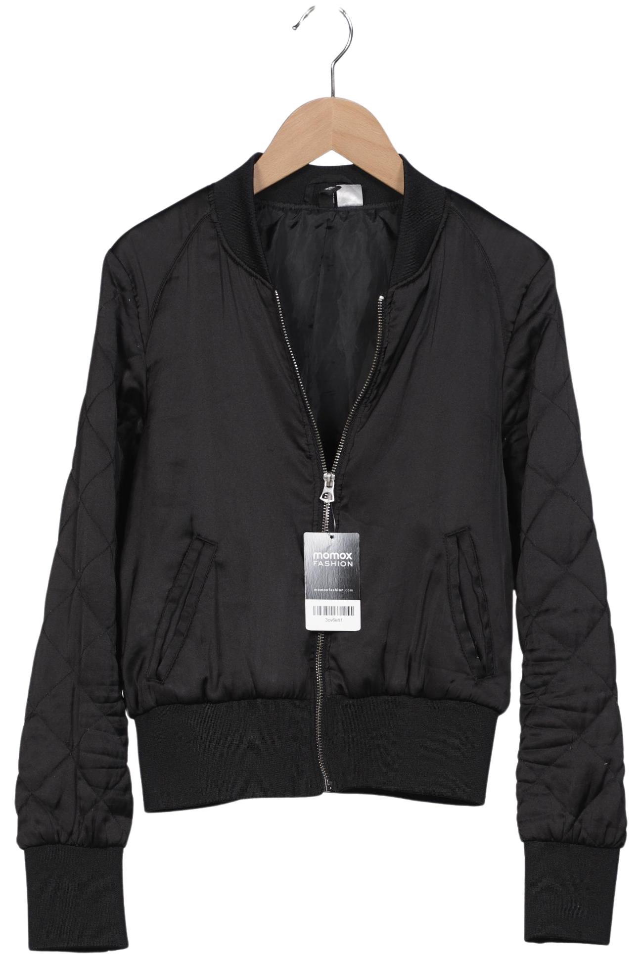 

H&M Damen Jacke, schwarz, Gr. 36